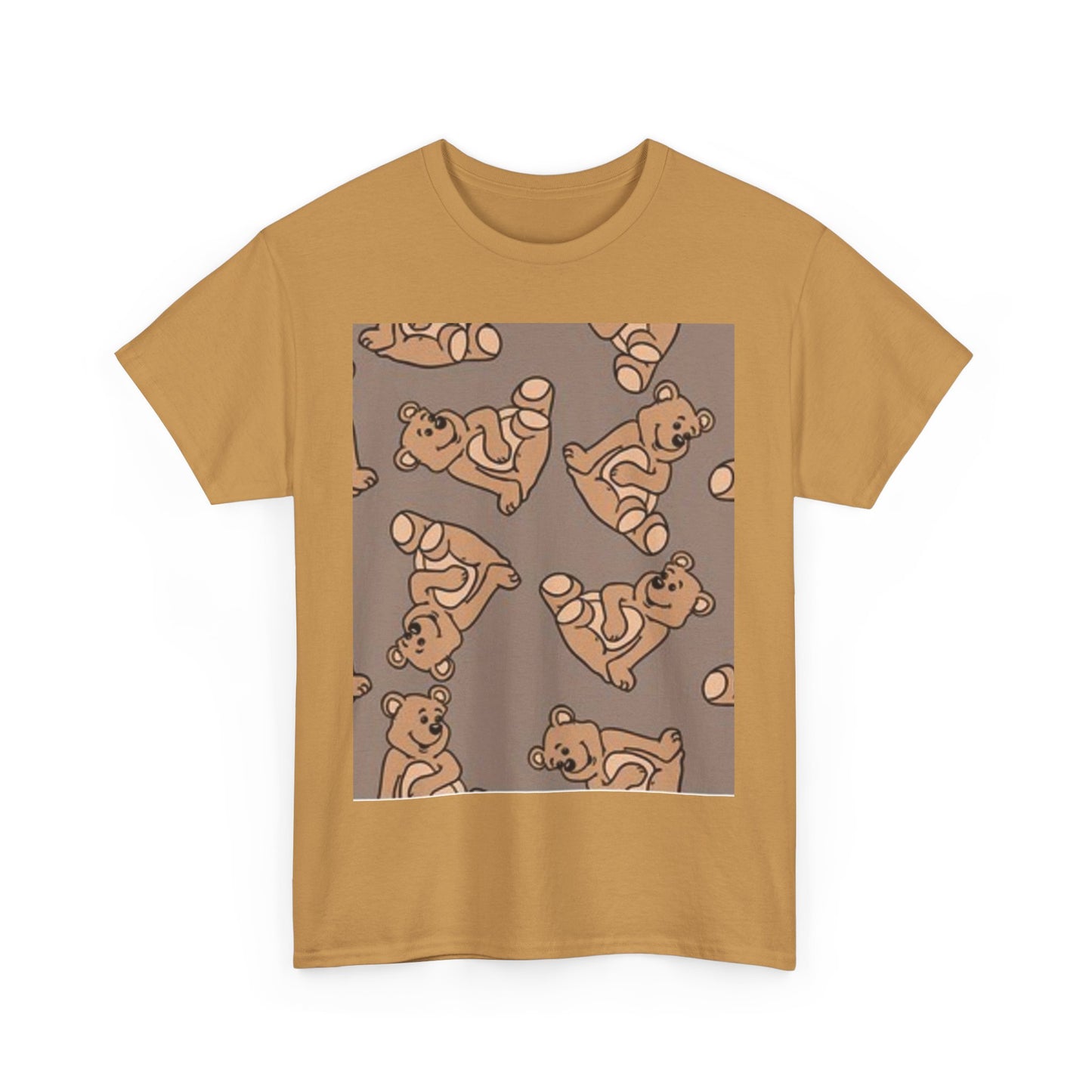 Tropical Bird Pattern Unisex Heavy Cotton Tee - Vibrant Summer Style