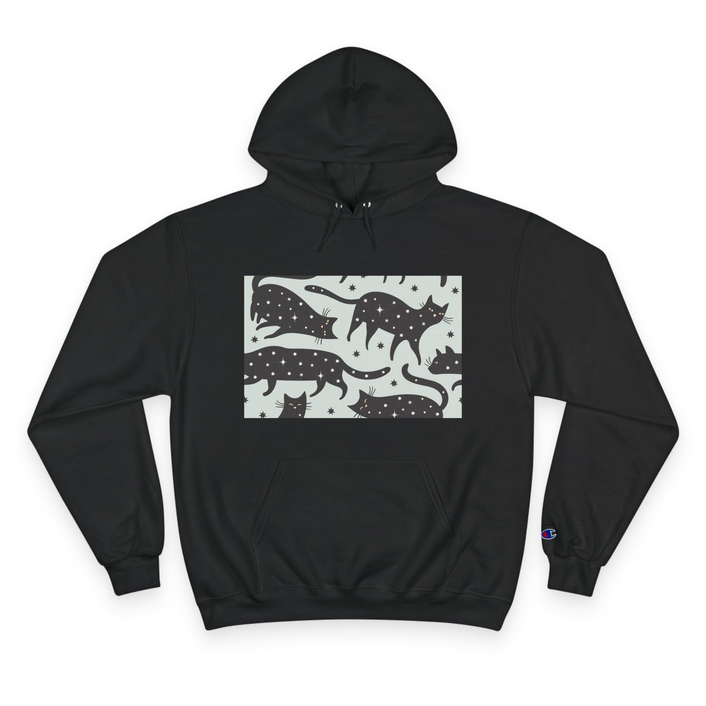 Cozy Cat Champion Hoodie - Perfect for Cat Lovers