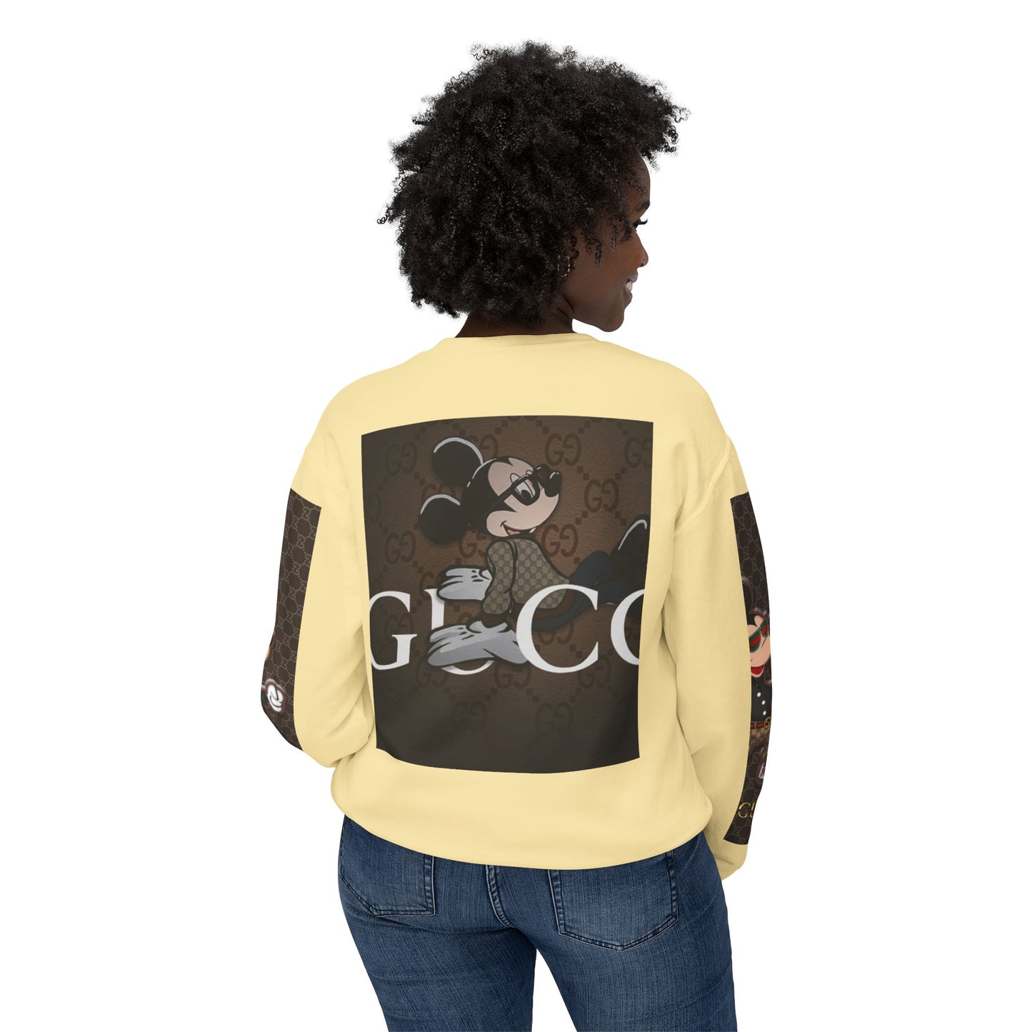 Mickey Mouse Stylish Crewneck Sweatshirt - Unisex Luxury Fashion