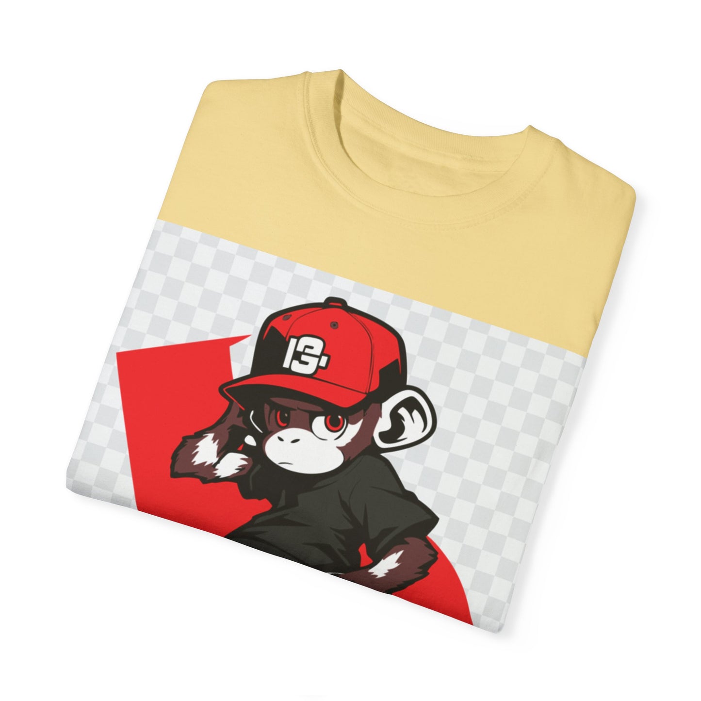 Cool Graffiti Monkey Unisex Garment-Dyed T-Shirt