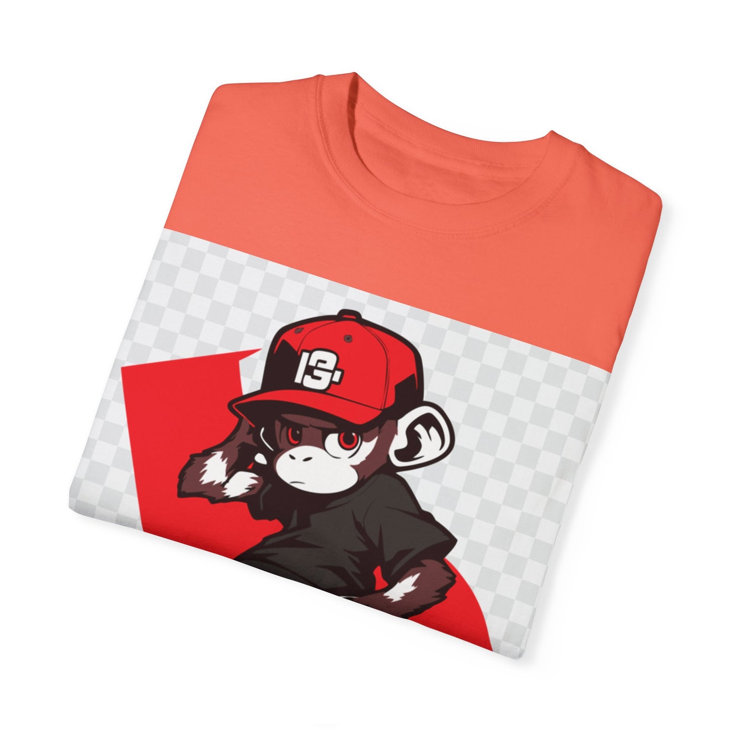 Cool Graffiti Monkey Unisex Garment-Dyed T-Shirt