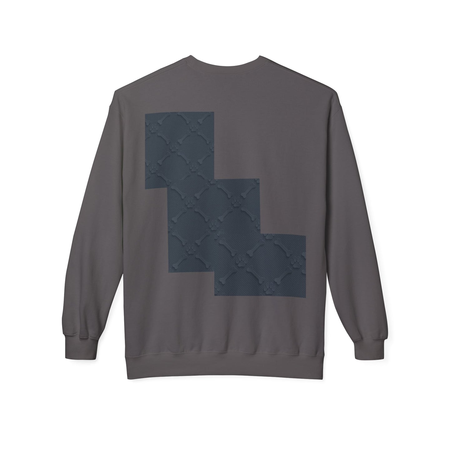 Minimalist Pet-Themed Crewneck Sweatshirt for Animal Lovers