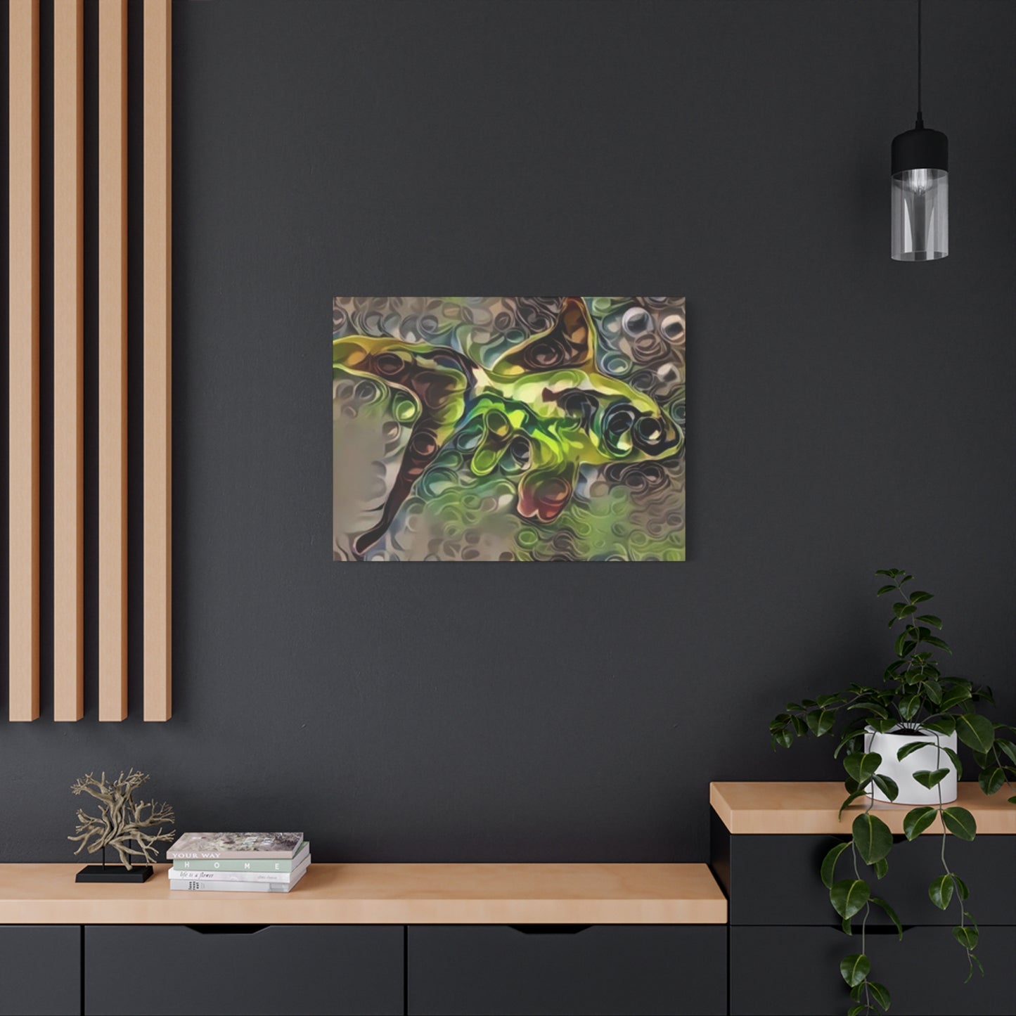 Abstract Nature Canvas Art - Stretched Matte Wall Decor