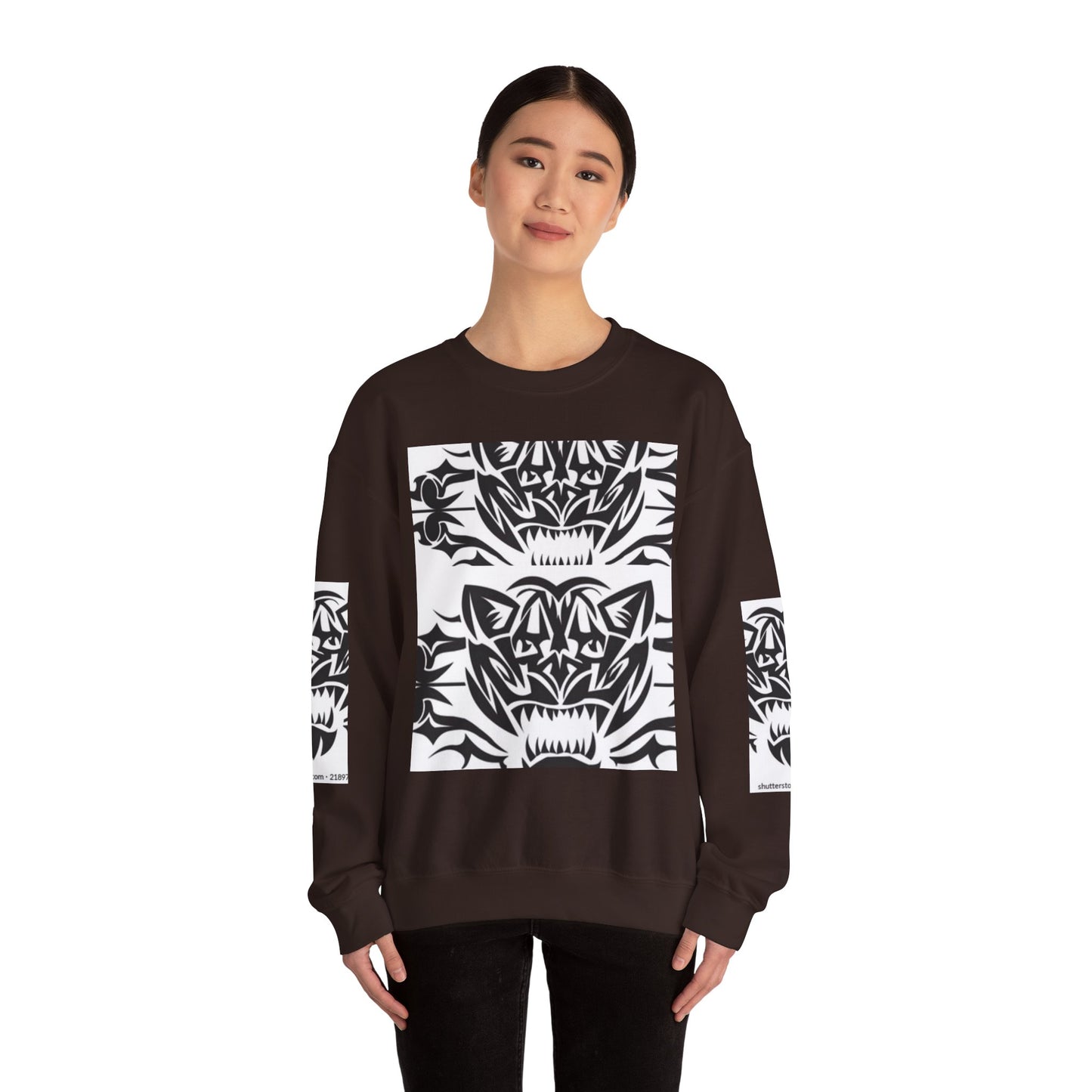 Bold Tiger Graphic Unisex Sweatshirt - Fierce Animal Design