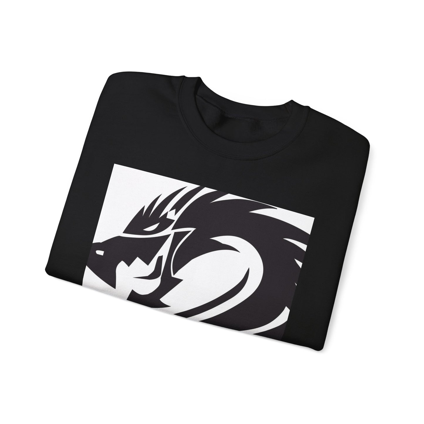 Dragon Graphic Unisex Heavy Blend Sweatshirt - Cozy and Stylish for Fantasy Enthusiasts