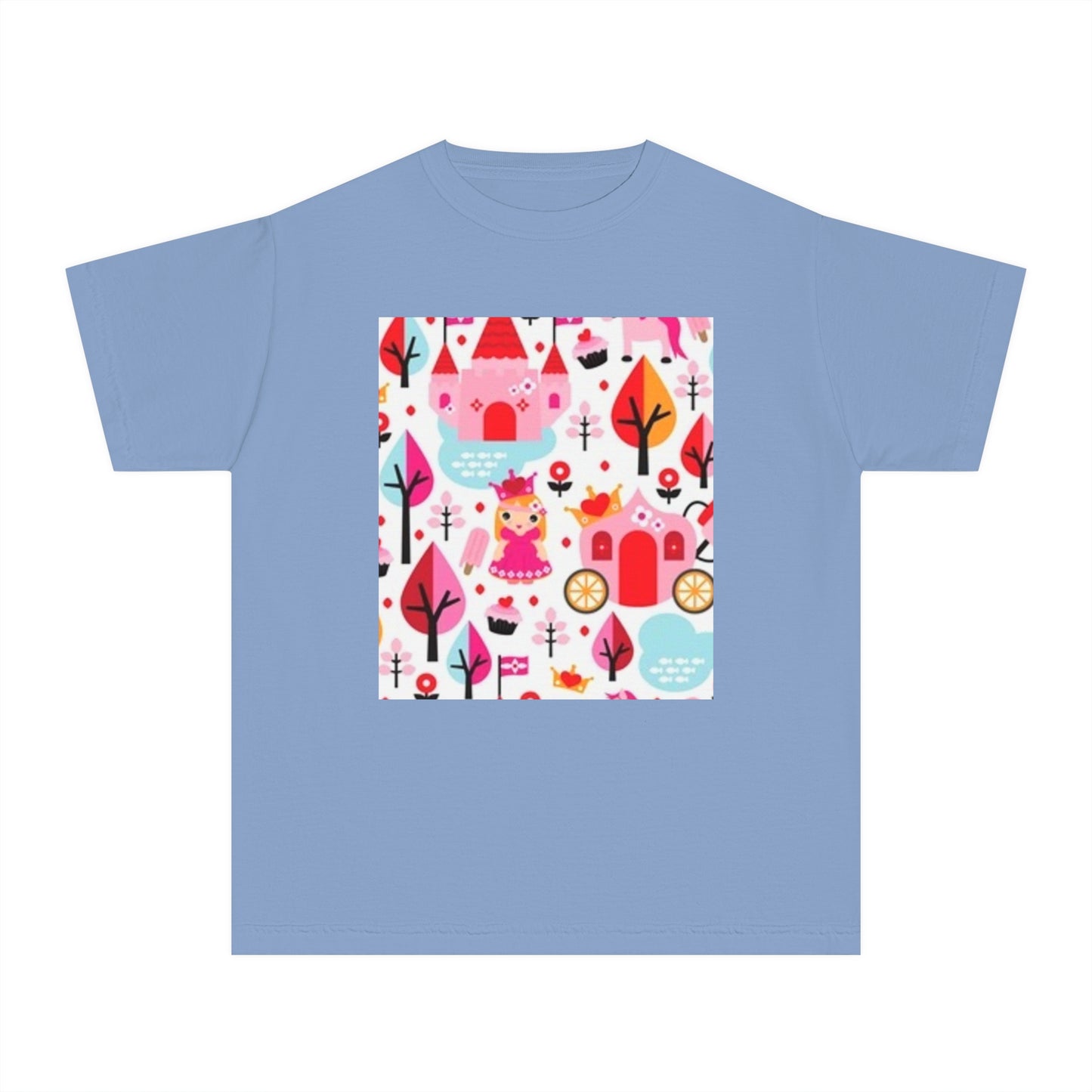 Youth Midweight Tee - Whimsical Fairy Tale Design for Kids