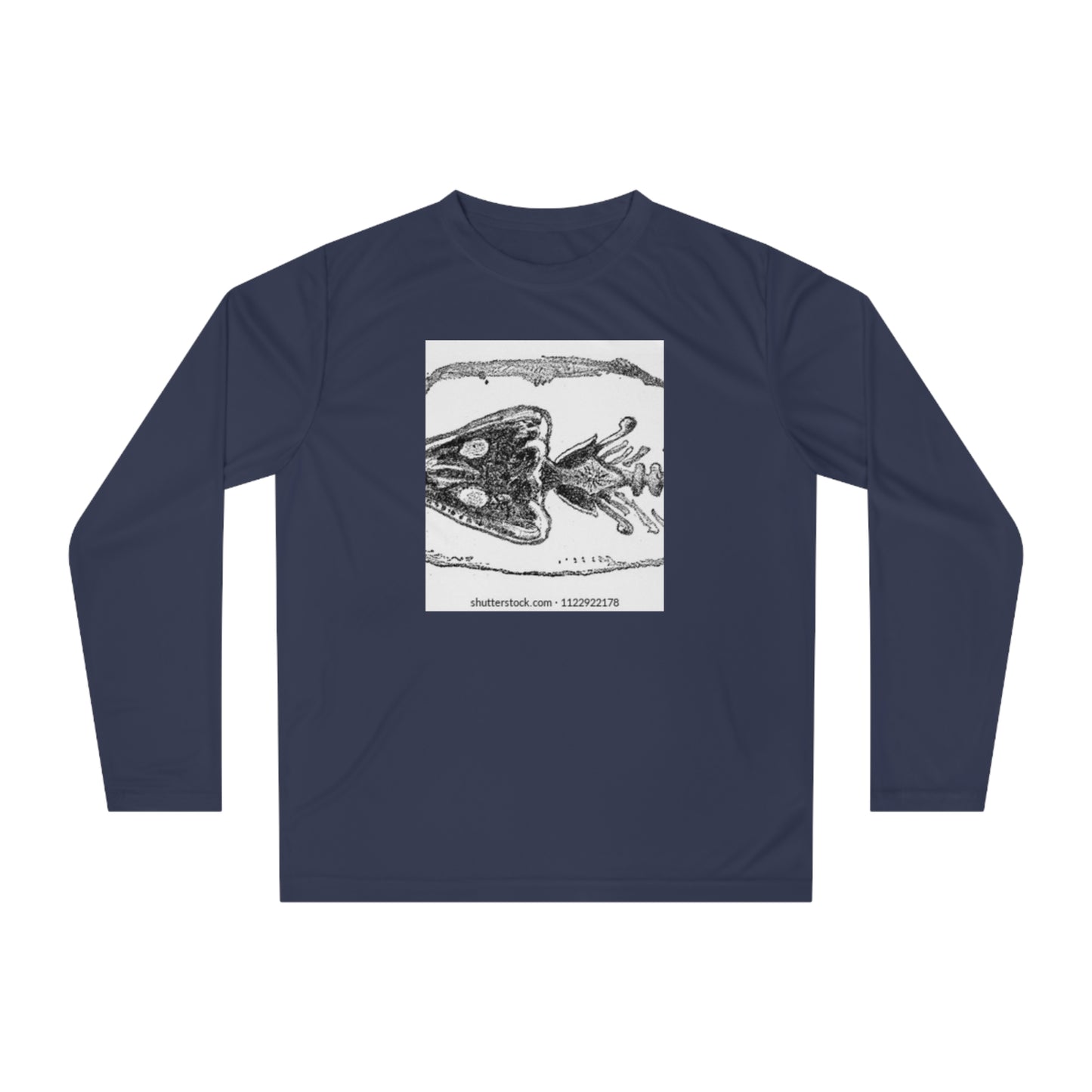Outdoor Adventure Unisex Performance Long Sleeve Shirt - Vintage Rock Art Design