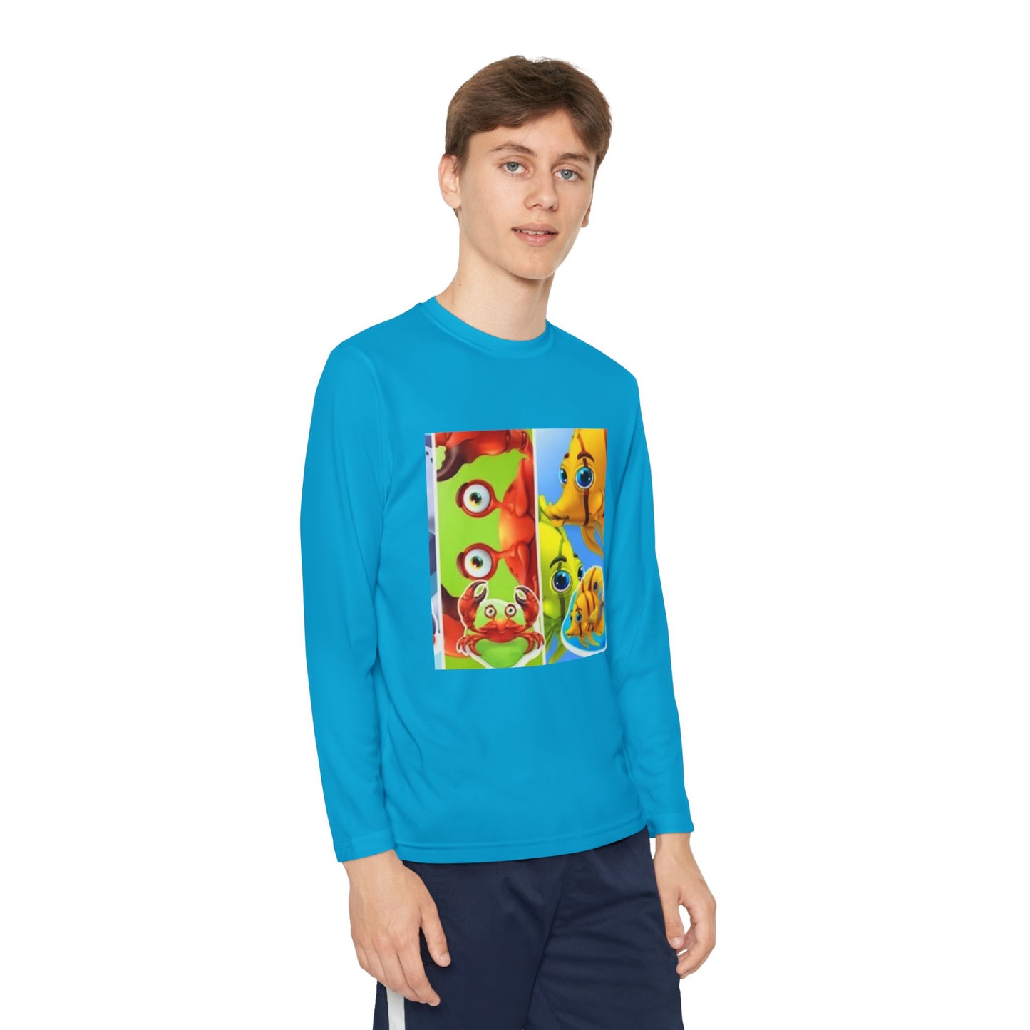 Vibrant Youth Long Sleeve Tee - Fun Animal Designs for Playful Kids