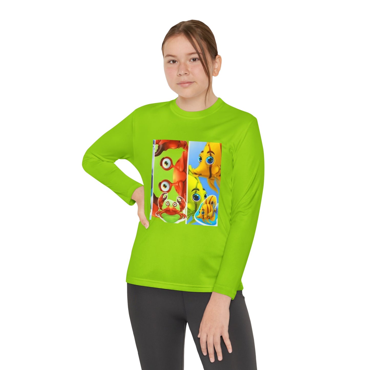 Vibrant Youth Long Sleeve Tee - Fun Animal Designs for Playful Kids