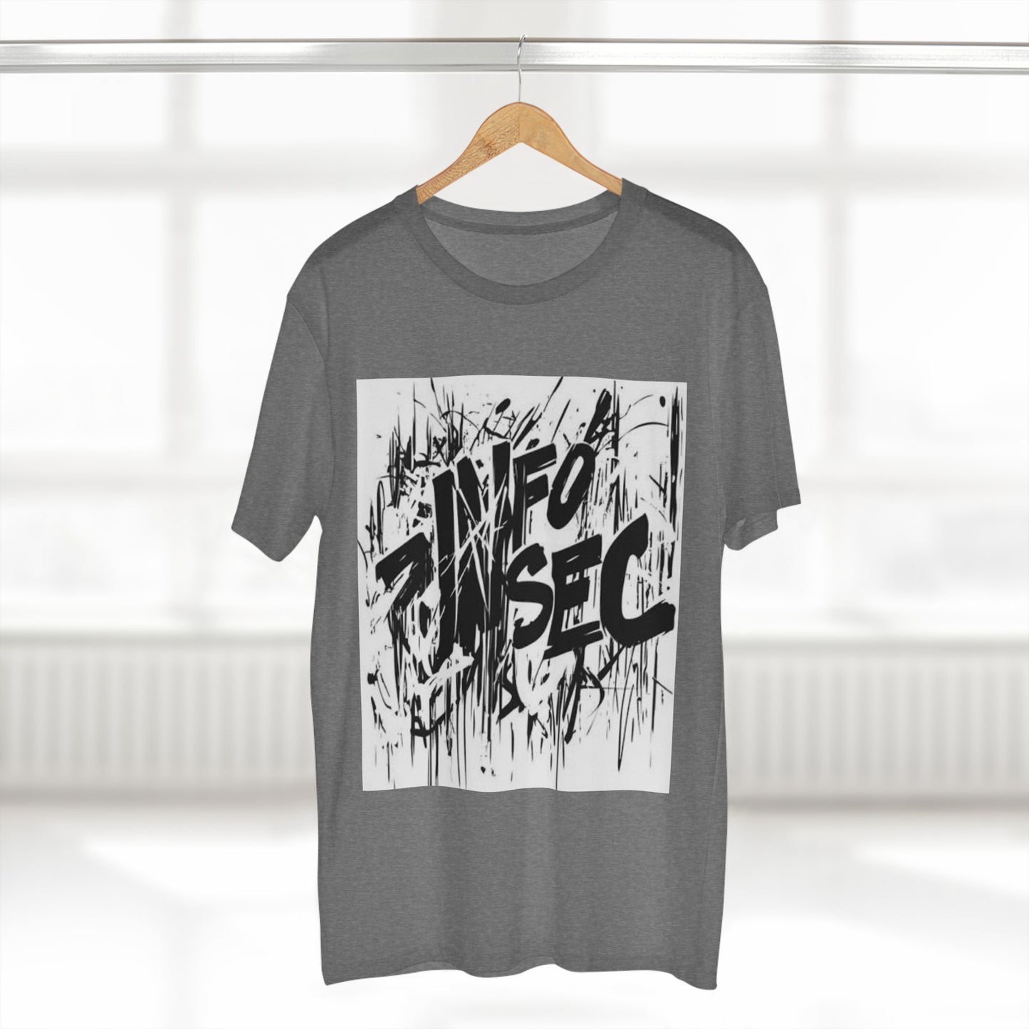 Trendy Graphic Tee with 'INFO SEC' Design – Perfect for Casual Wear or Cybersecurity Fans