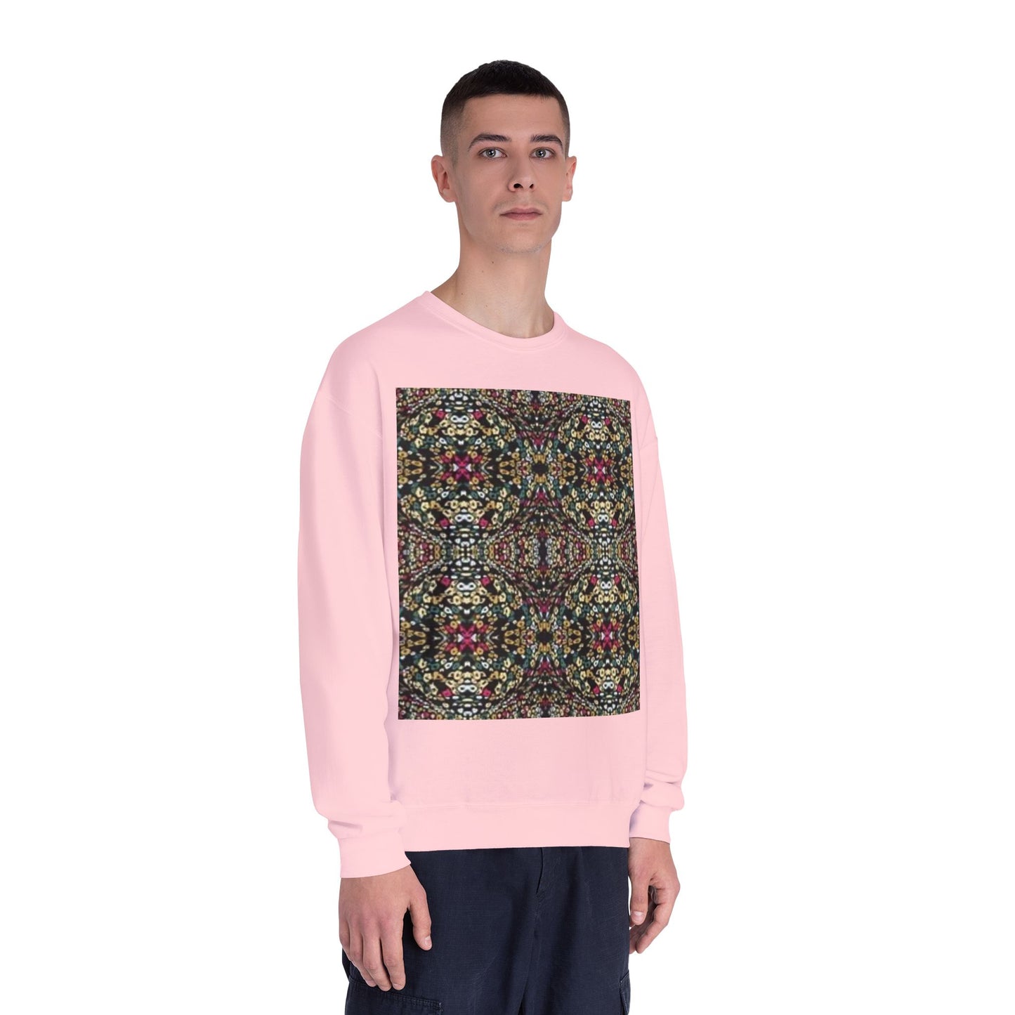 Vibrant Floral Pattern Unisex Crewneck Sweatshirt
