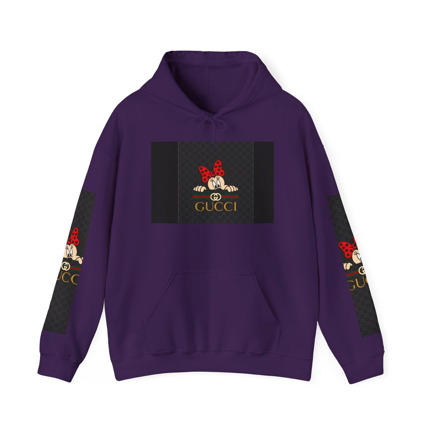 Gucci-Inspired Minnie Mouse Hooded Sweatshirt for Disney Fans
