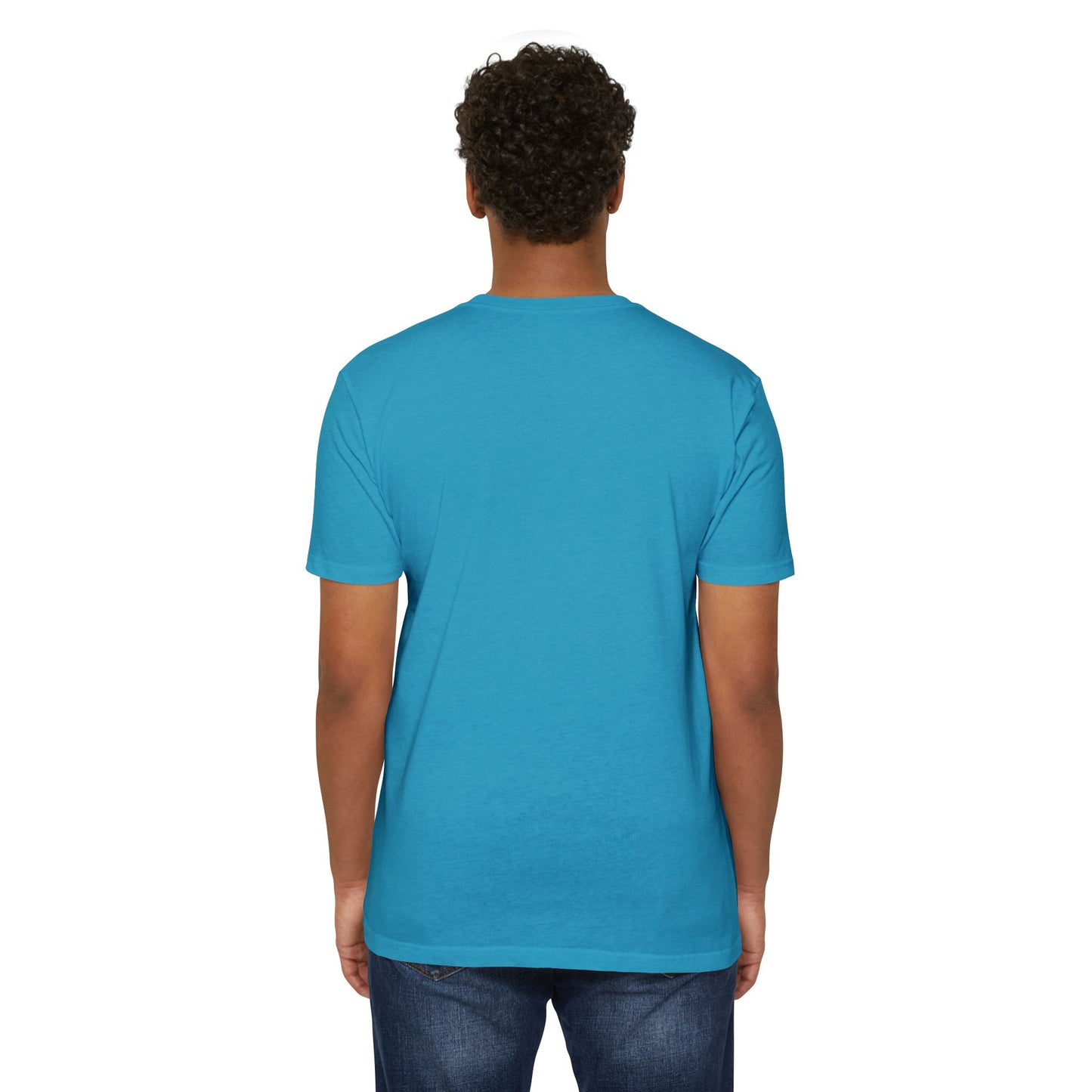 Unisex Tiger Stripe CVC Jersey T-Shirt - Bold Wild Pattern for Casual Wear