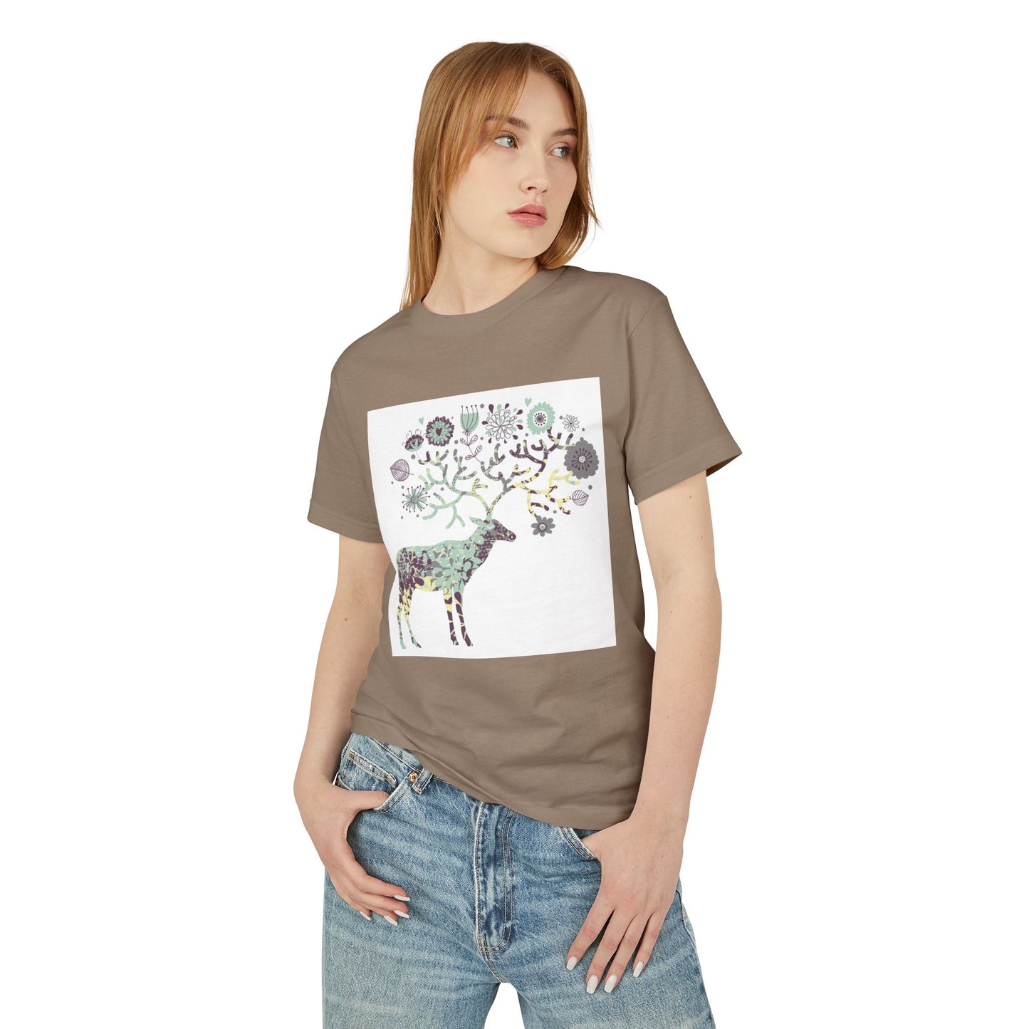Nature-Inspired Unisex Cotton Tee - Tree of Life Design
