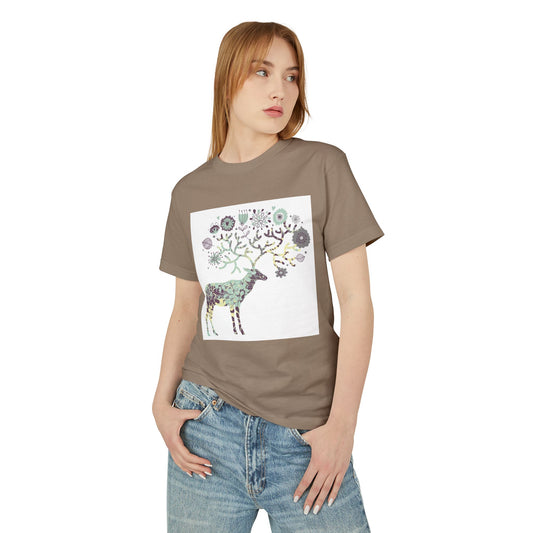 Nature-Inspired Unisex Cotton Tee - Tree of Life Design