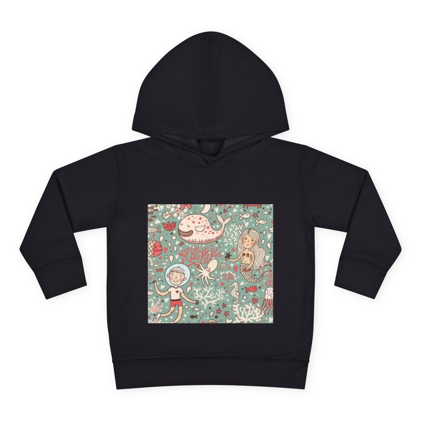 Whimsical Ocean Adventure Toddler Hoodie