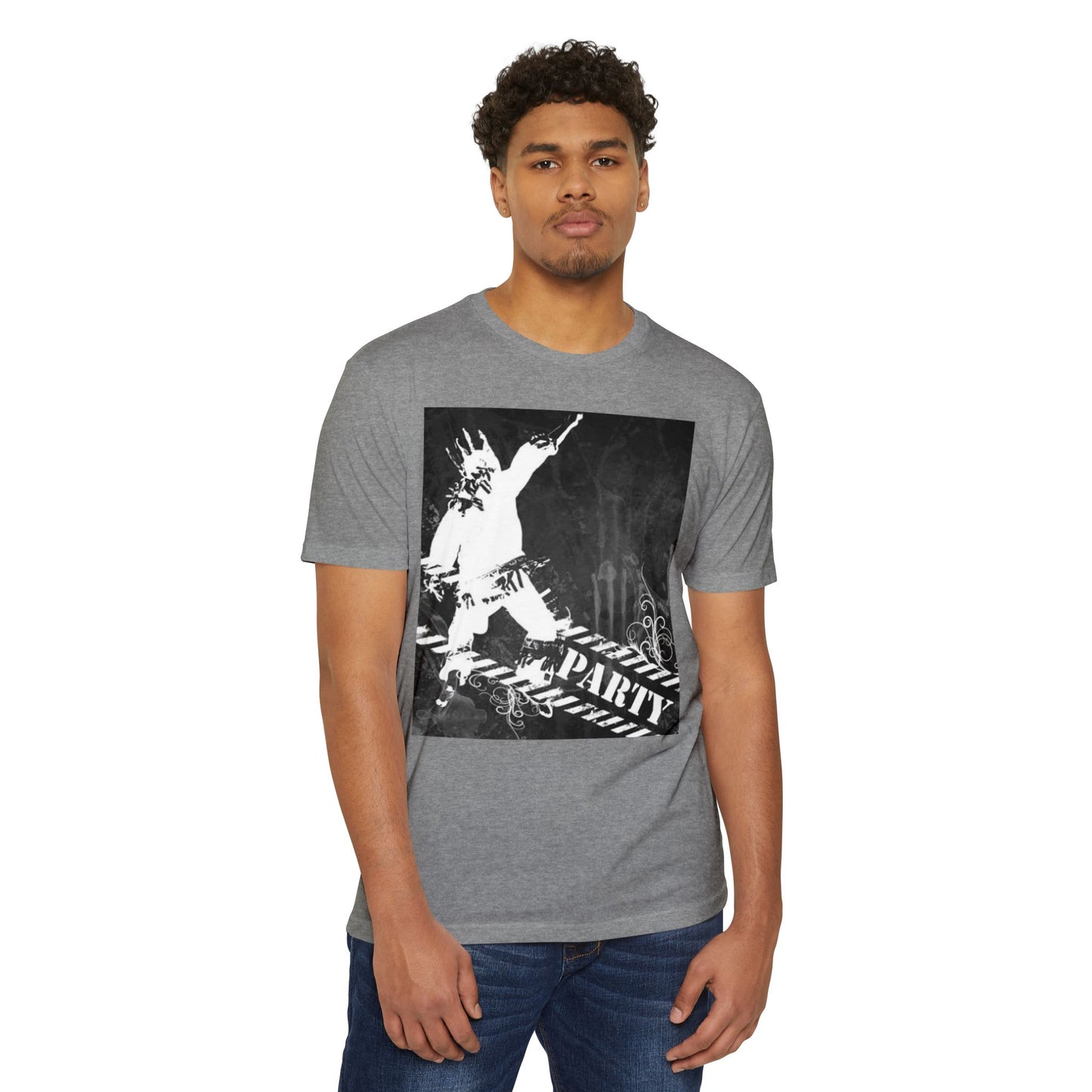 Party Vibes Unisex CVC Jersey T-Shirt