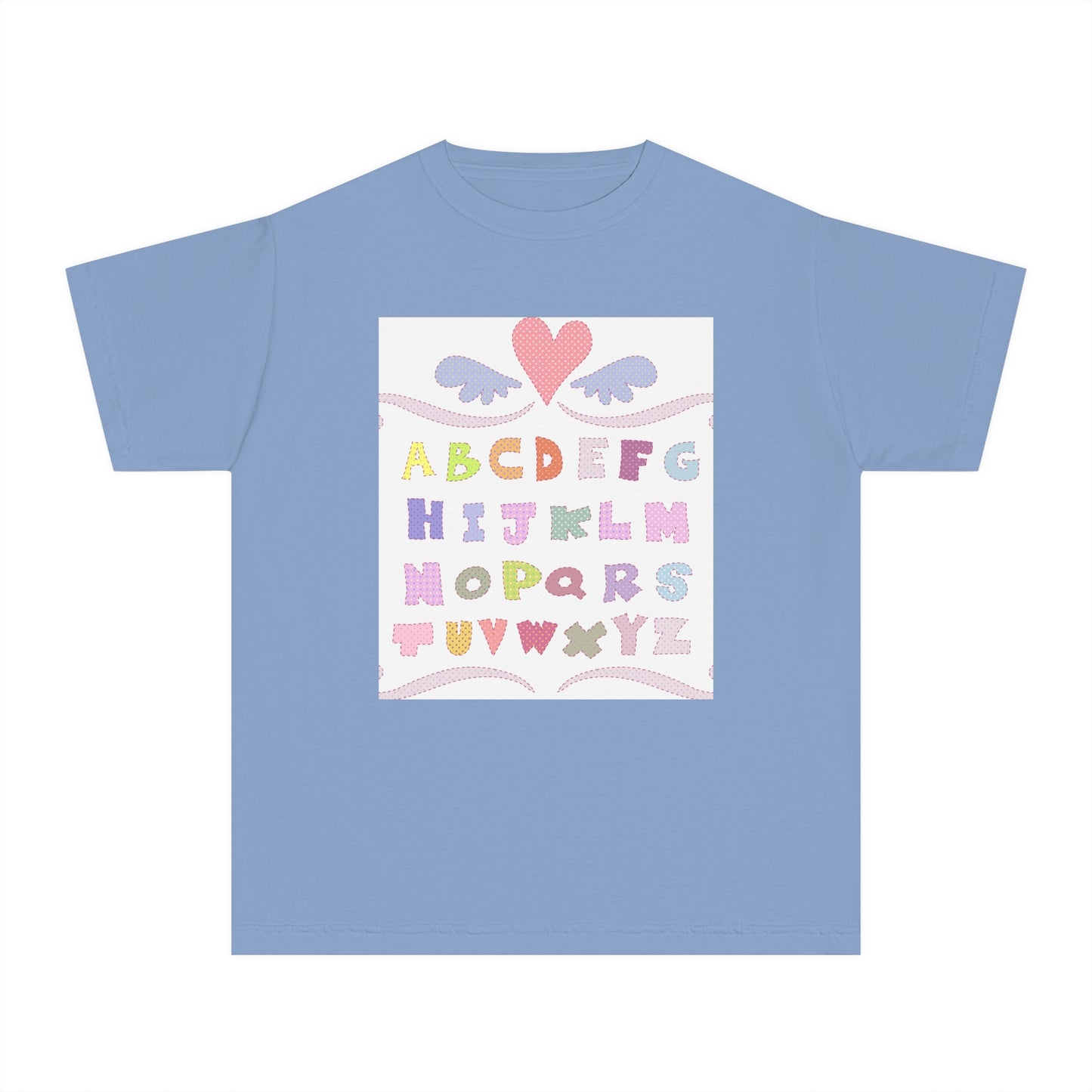 Youth Alphabet Love Tee - Fun & Playful Kids Shirt