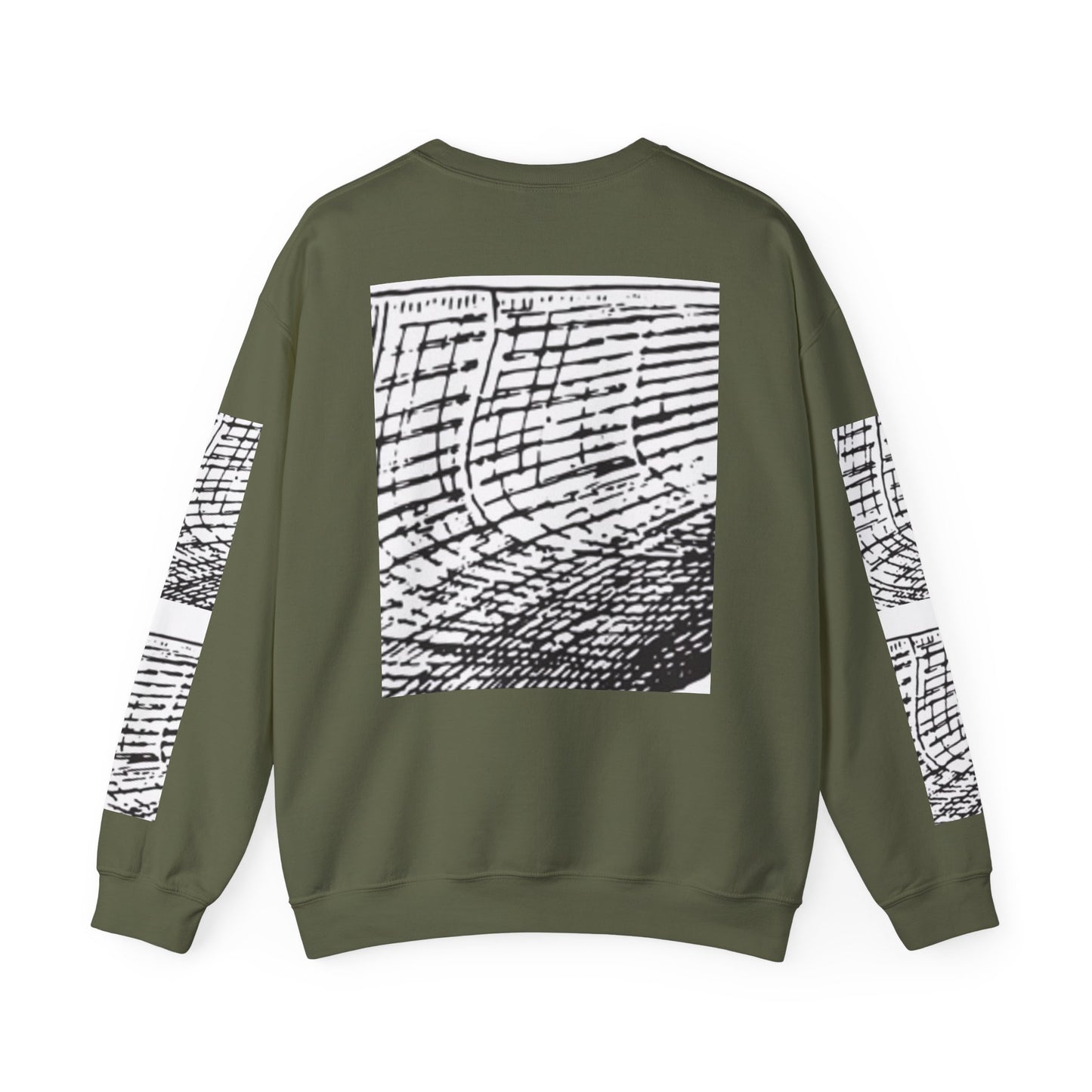 Artistic Unisex Crewneck Sweatshirt - Abstract Design for Cozy Vibes