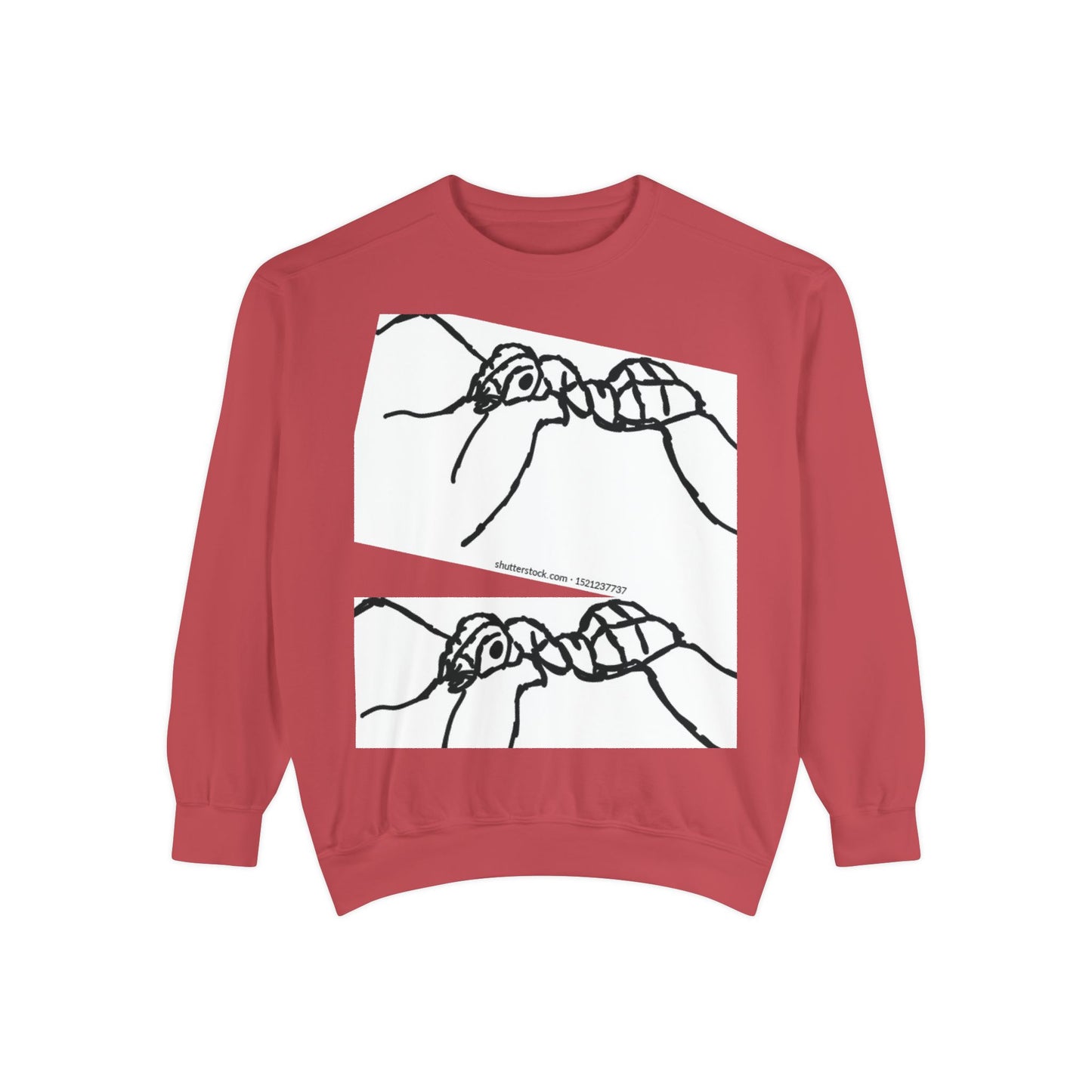 Ant-Inspired Unisex Garment-Dyed Sweatshirt - Unique Nature Lover Gift