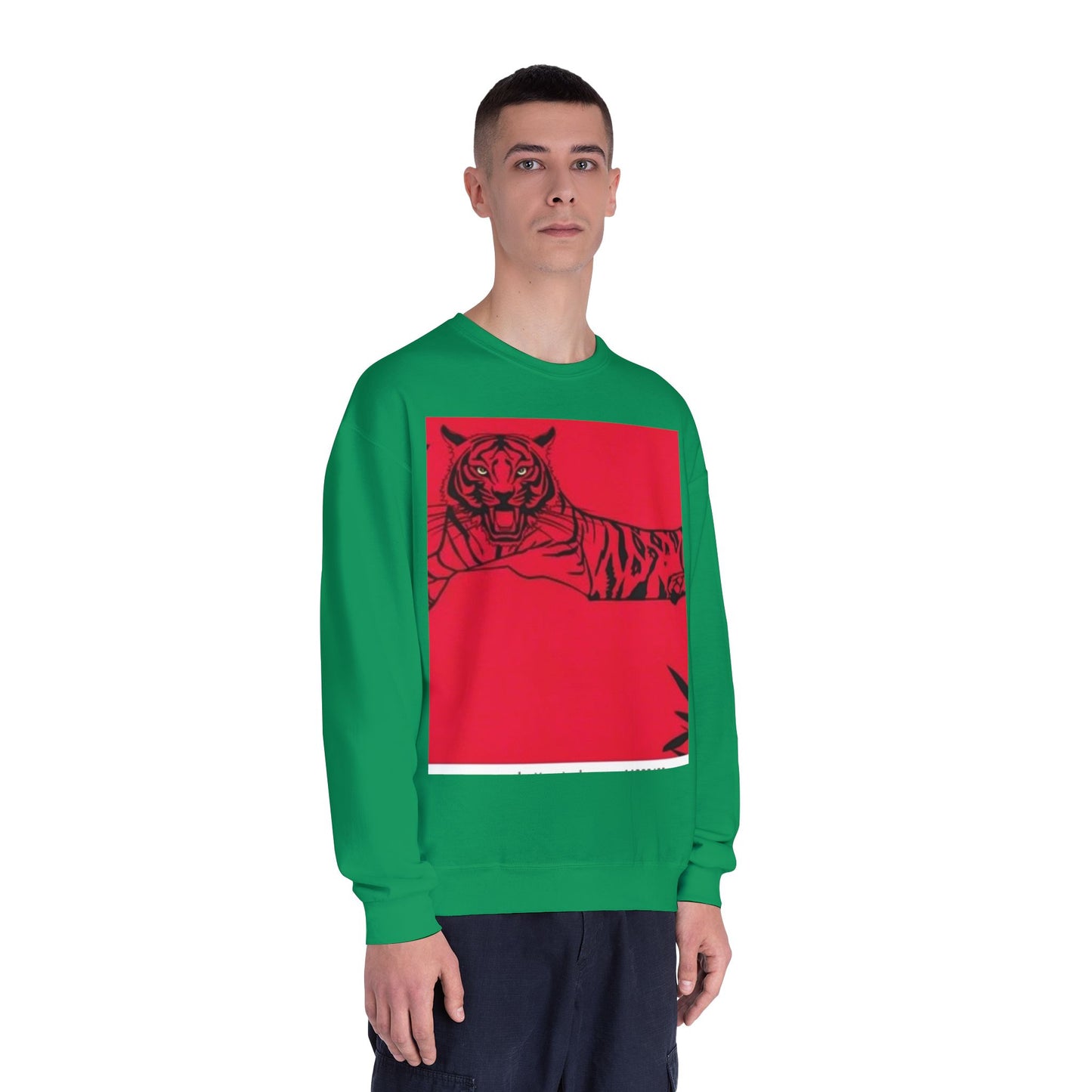 Bold Tiger Graphic Unisex Sweatshirt - Chill Vibes, Perfect for Every Occasion