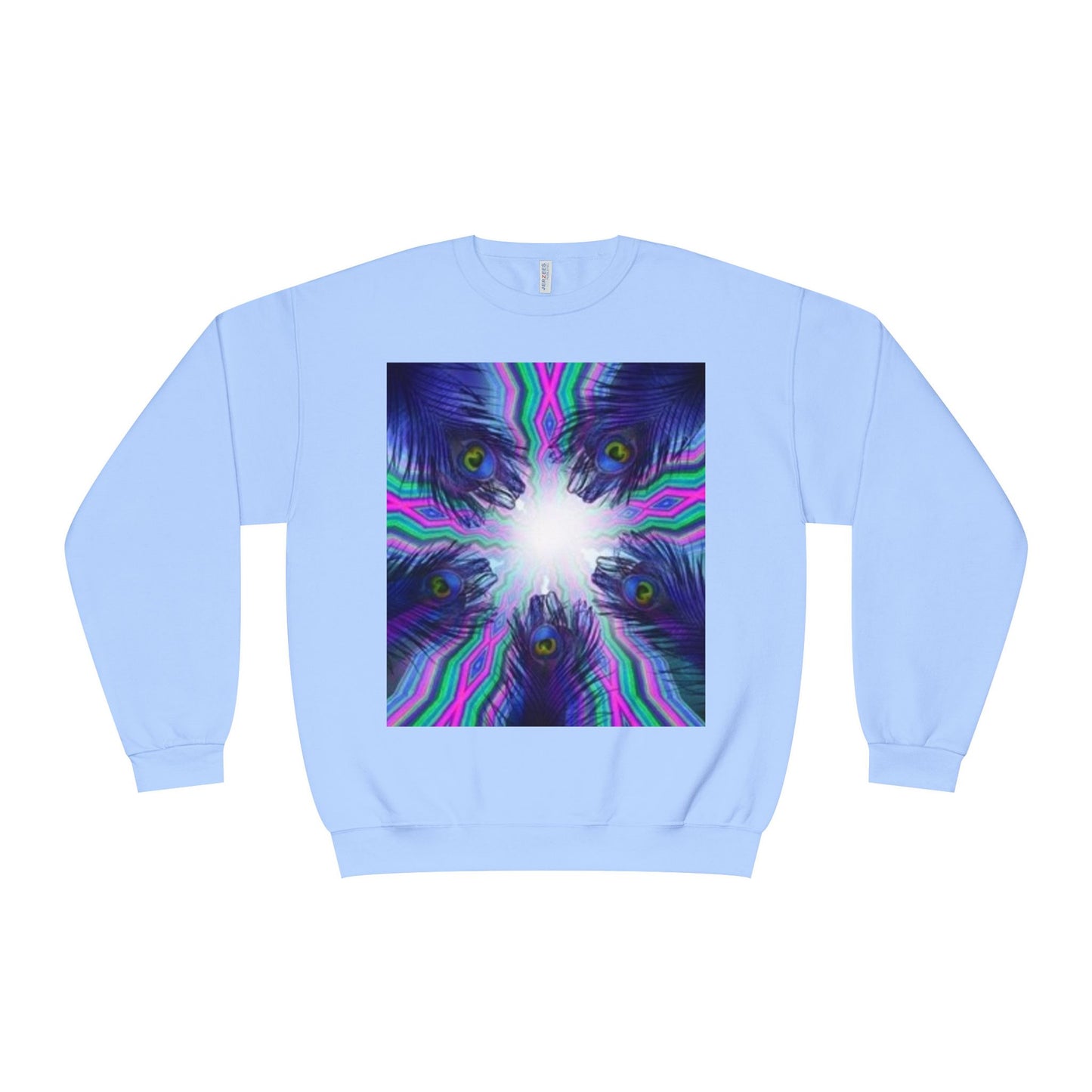 Psychedelic Art Crewneck Sweatshirt - Unisex Vibrant Graphic Sweatshirt