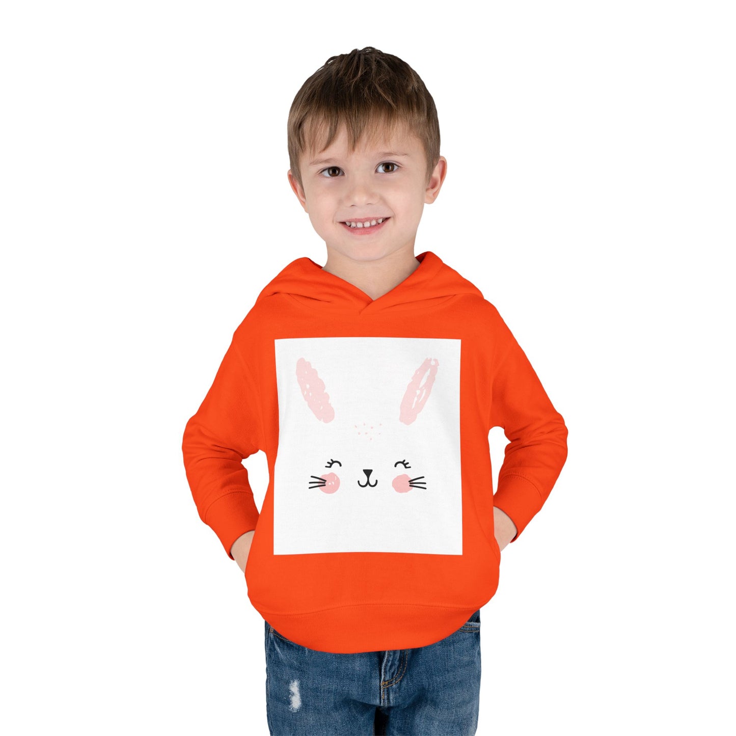 Cute Bunny Hoodie for Toddlers - Cozy Fleece Pullover
