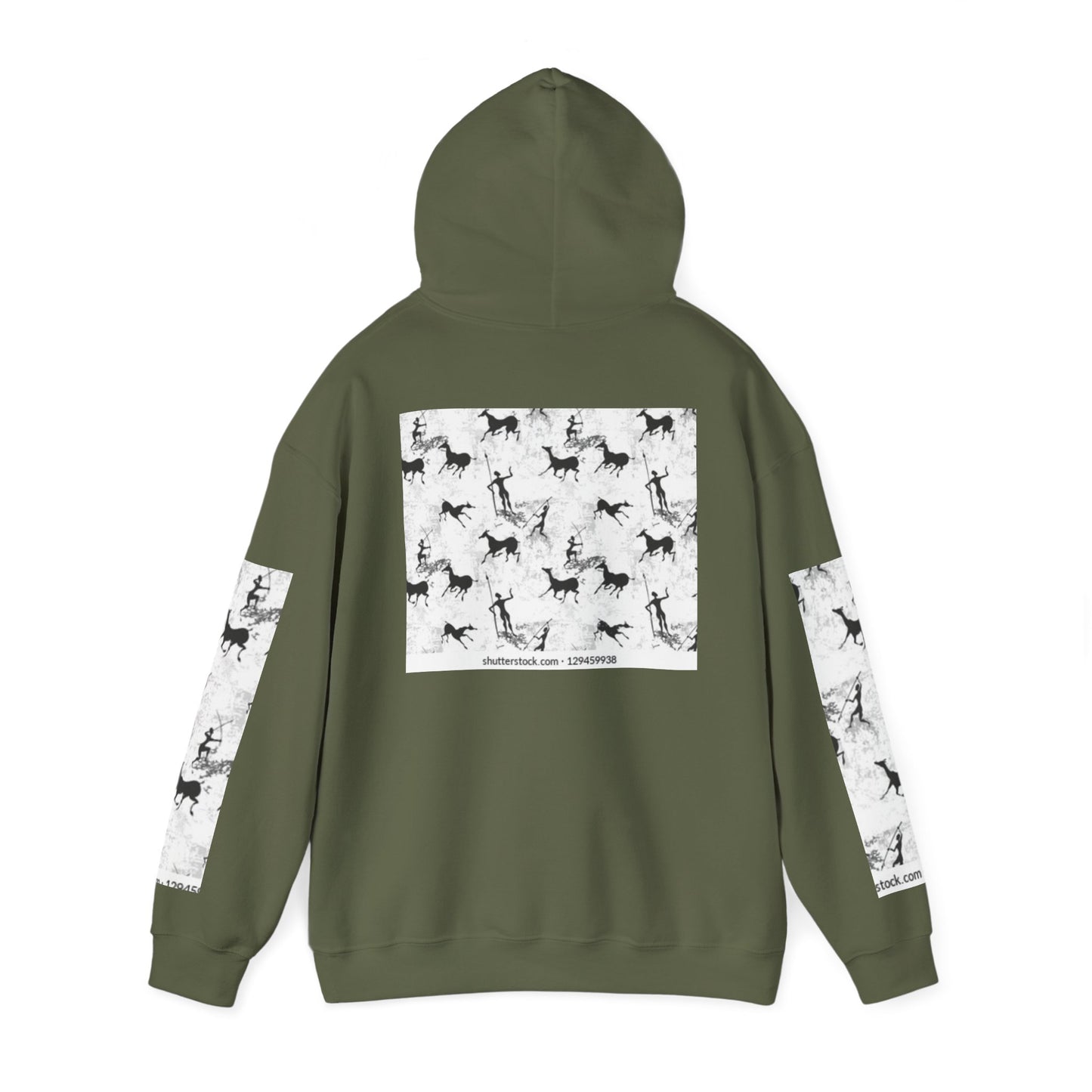 Unisex Heavy Blend Hooded Sweatshirt - Equestrian-Inspired Design