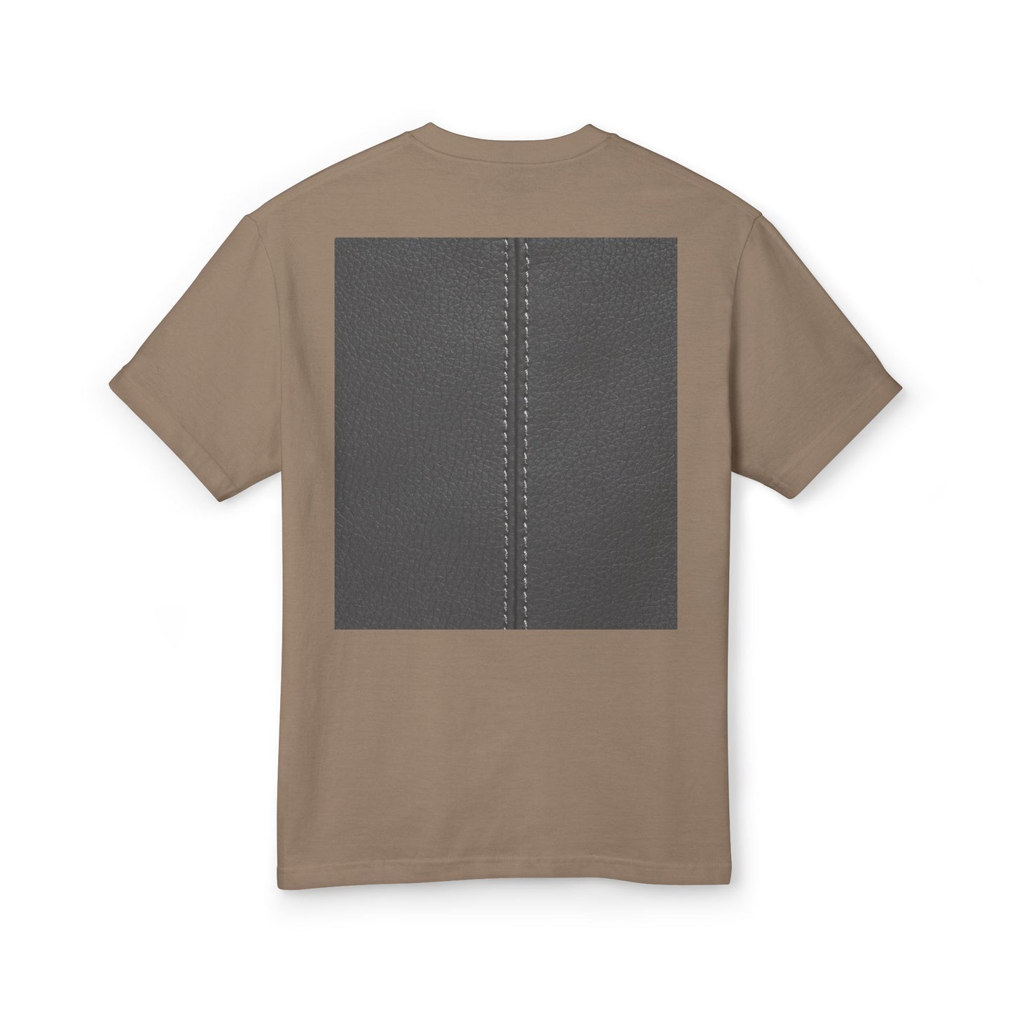 Stylish Texture Unisex Heavyweight Tee - Unique Fur & Leather Design