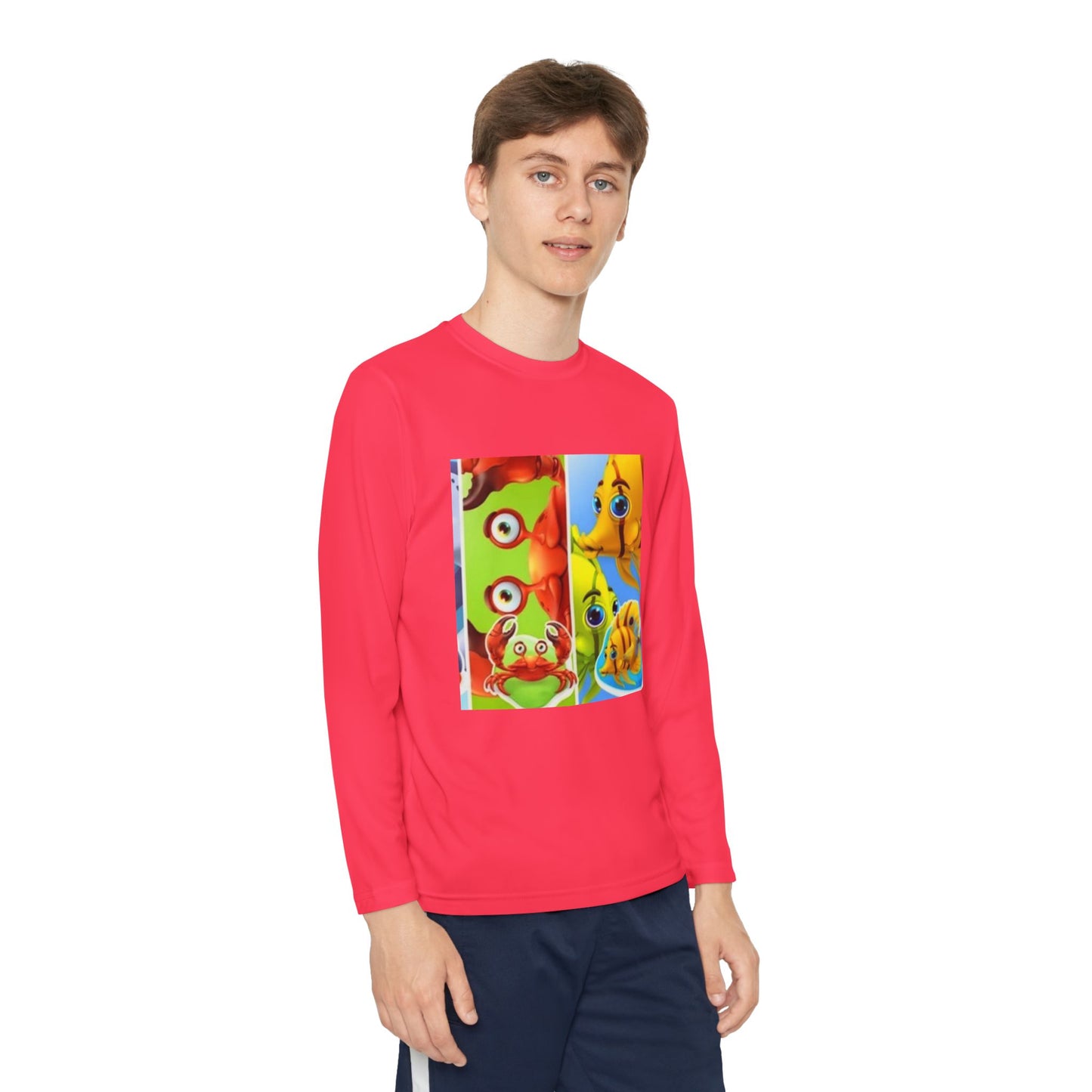 Vibrant Youth Long Sleeve Tee - Fun Animal Designs for Playful Kids