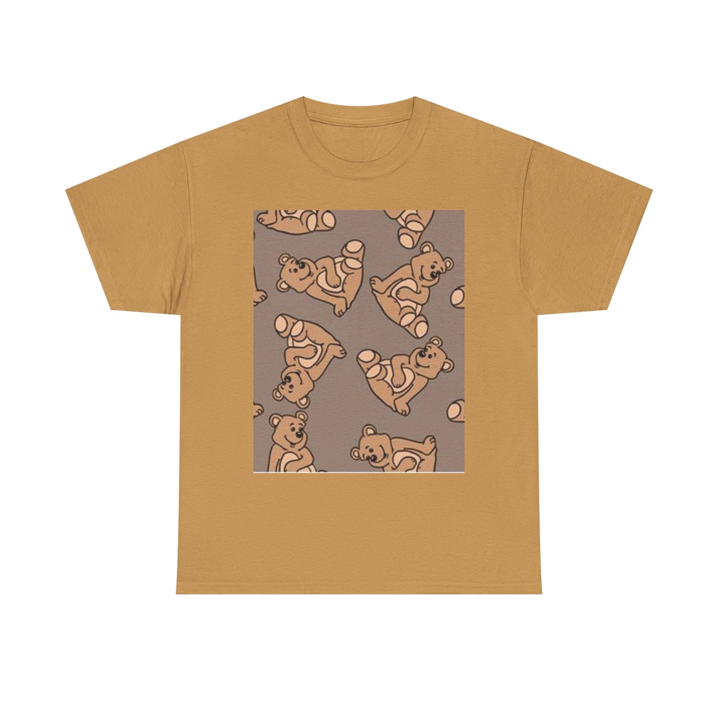 Tropical Bird Pattern Unisex Heavy Cotton Tee - Vibrant Summer Style