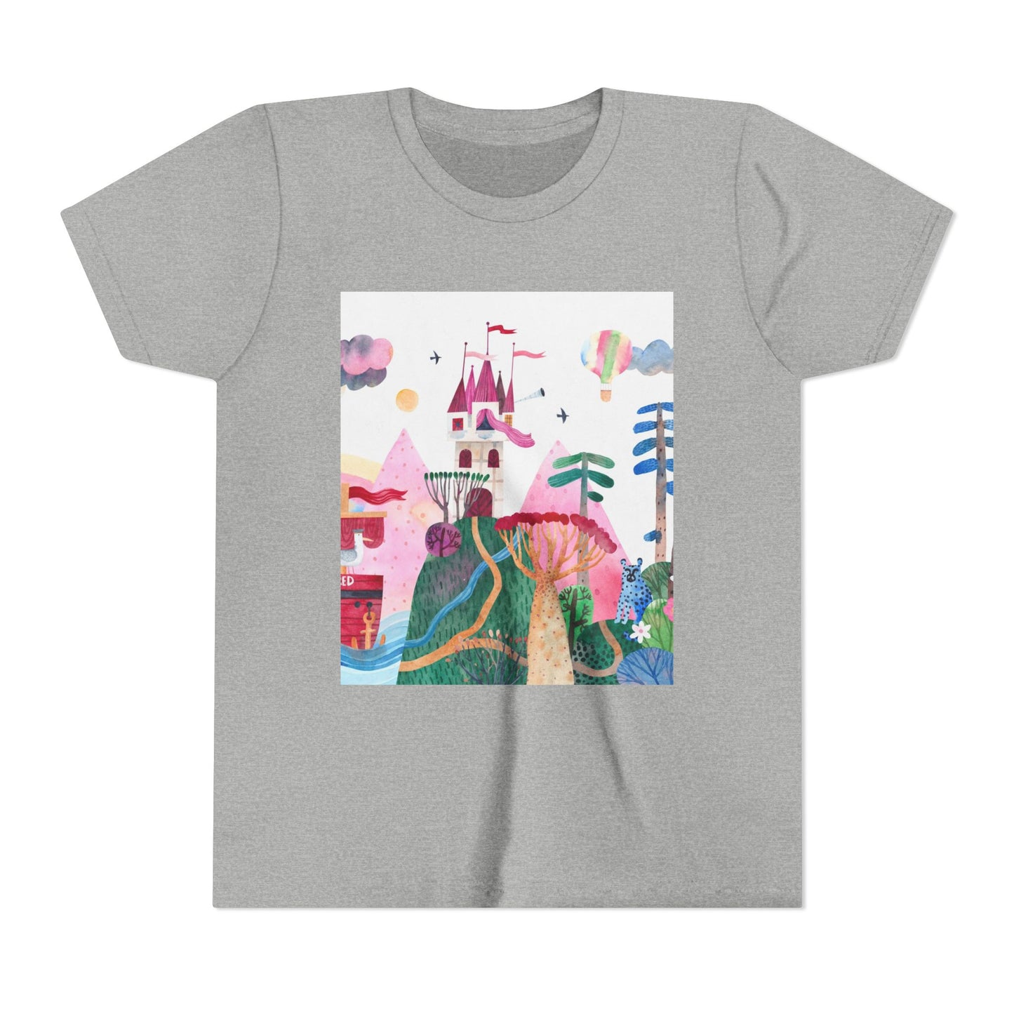 Mermaid Dreams Youth Tee - Cute Short Sleeve T-Shirt for Girls