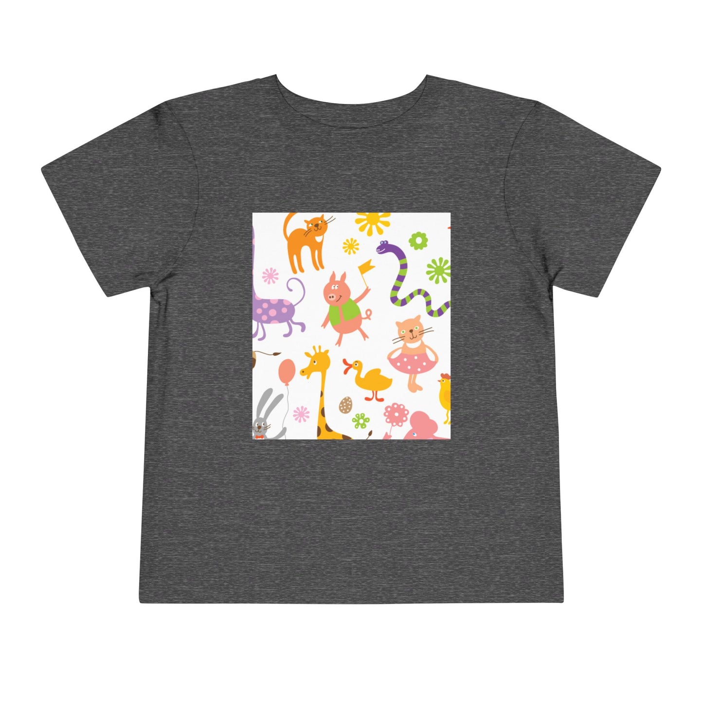 Playful Toddler Tee with Fun Animal Prints