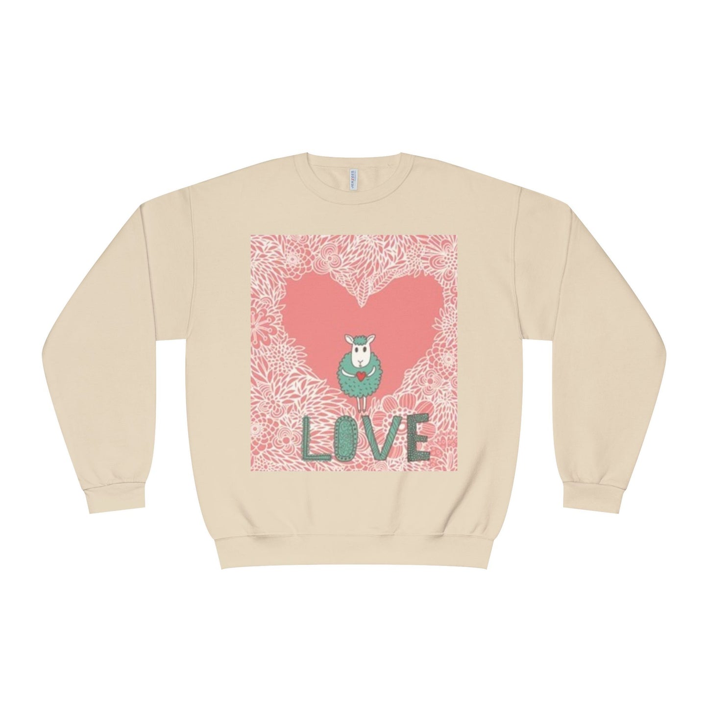 Love-Themed Unisex NuBlend® Crewneck Sweatshirt