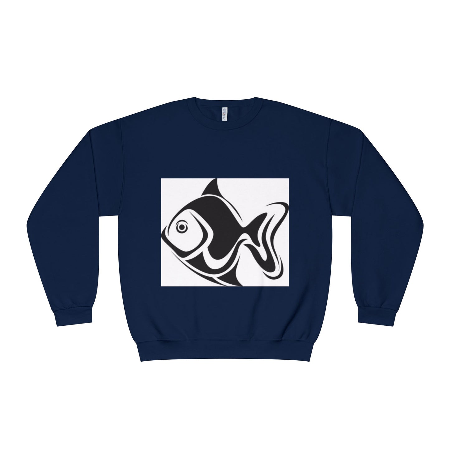 Cute Fish Design Unisex Crewneck Sweatshirt | Cozy Gift for Animal Lovers