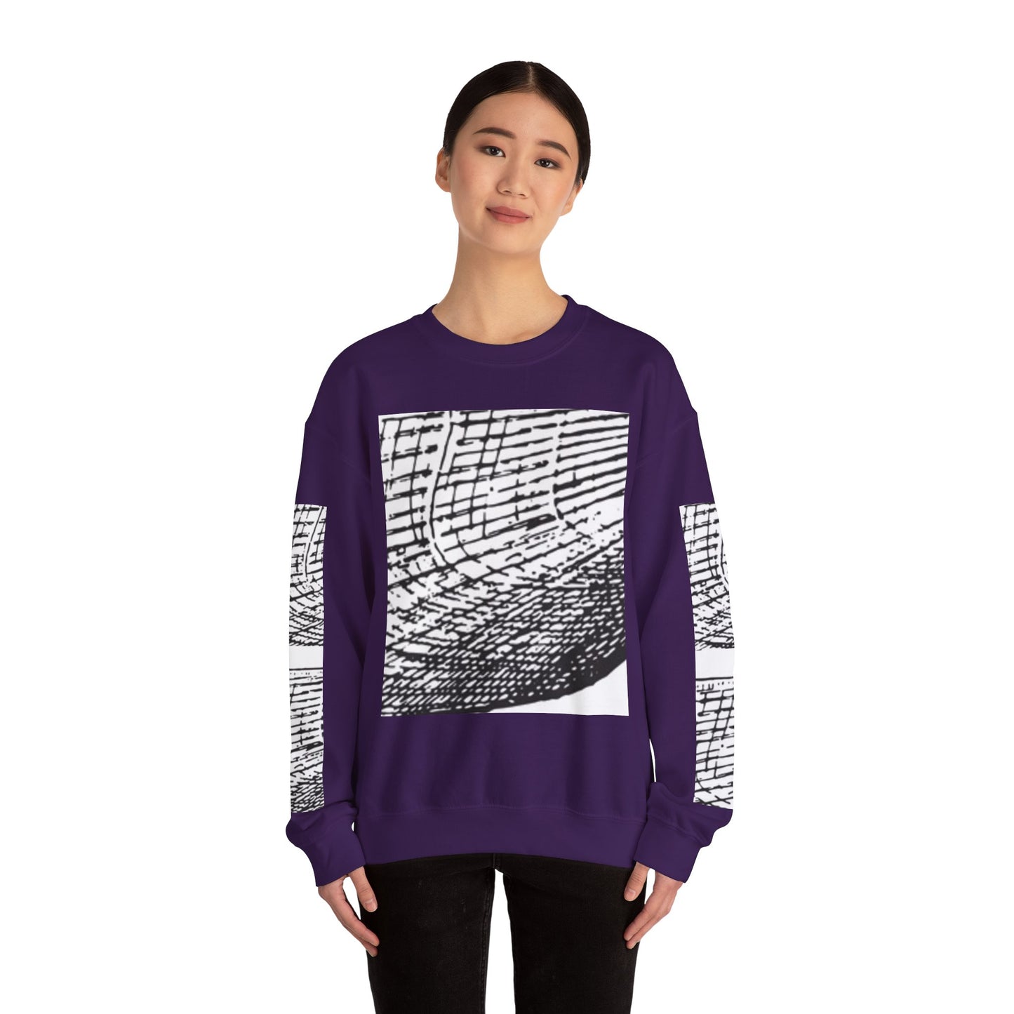 Artistic Unisex Crewneck Sweatshirt - Abstract Design for Cozy Vibes