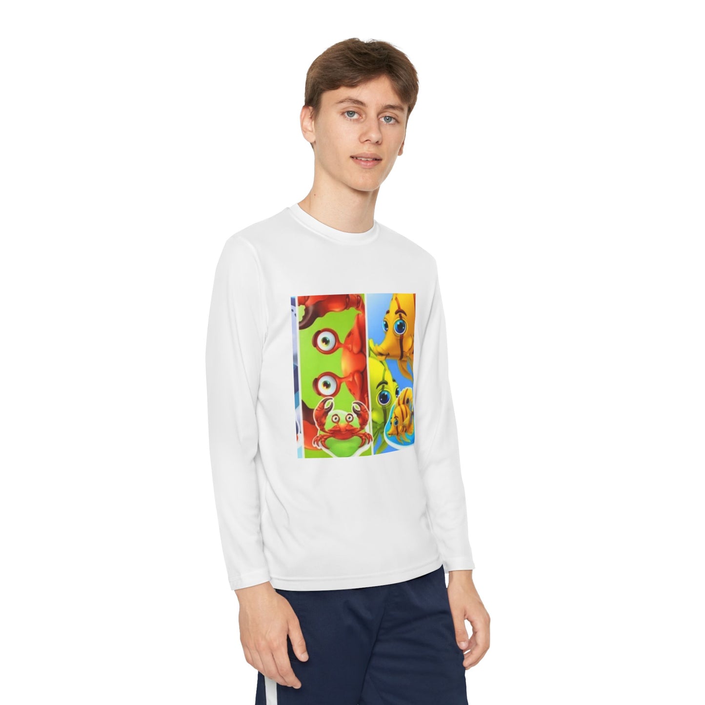 Vibrant Youth Long Sleeve Tee - Fun Animal Designs for Playful Kids