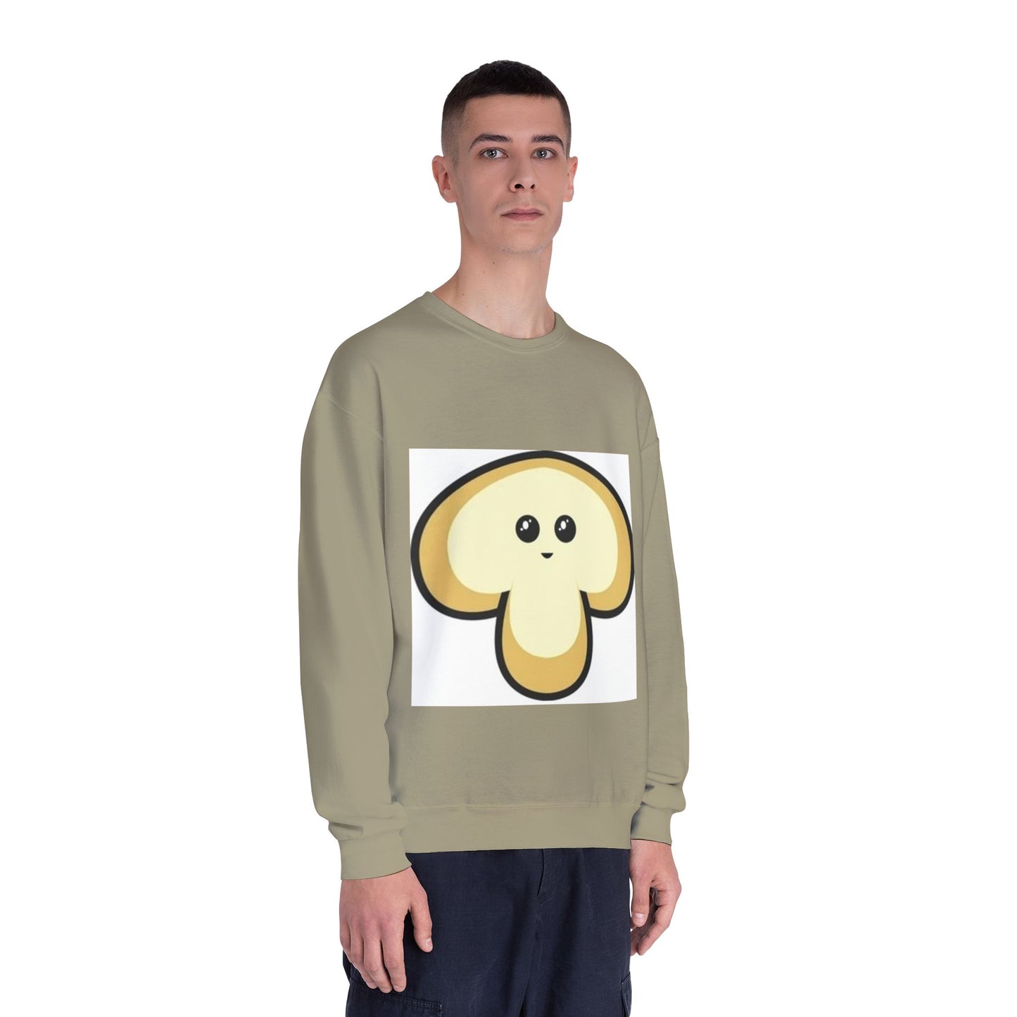 Cute Mushroom Unisex Crewneck Sweatshirt - Cozy & Fun!
