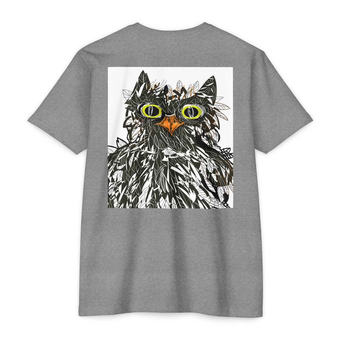 Whimsical Cat Graphic Unisex T-Shirt - Fun & Artsy Apparel