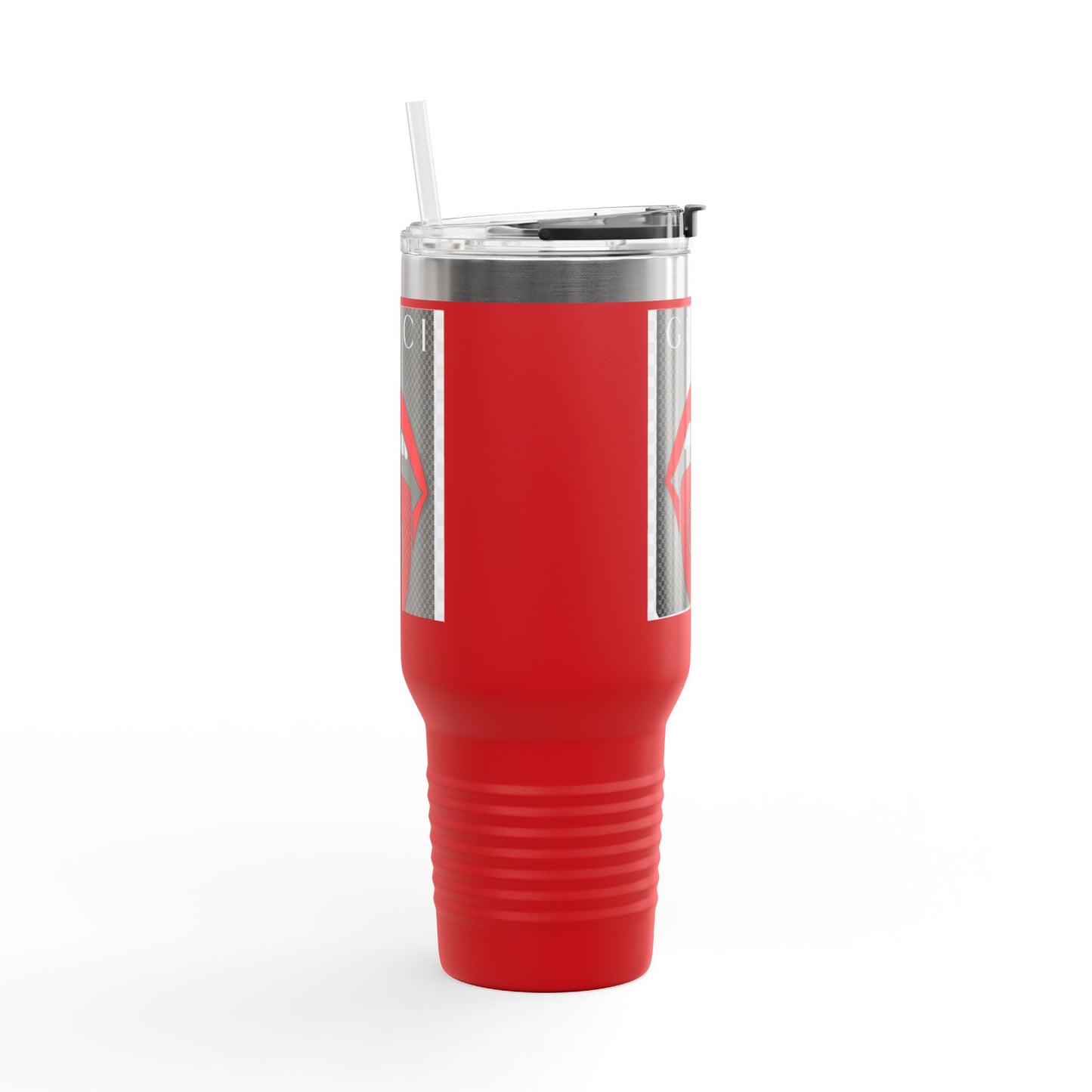 Gucci Style Insulated Travel Mug - 40oz with Iconic Lip Design