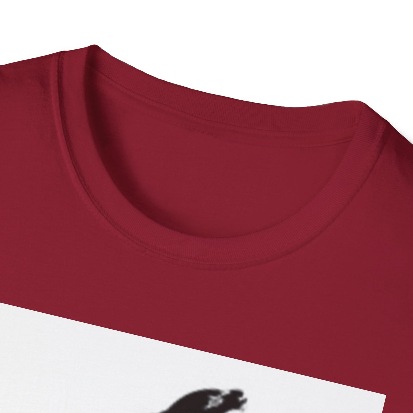 Unisex Softstyle T-Shirt - Black Bird Design for Nature Lovers