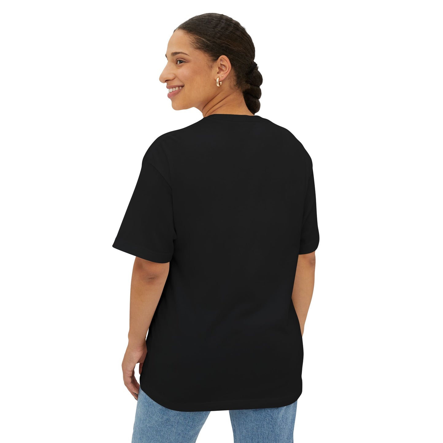 Unisex Oversized Boxy Tee - Vibrant Hoodie Graphic Shirt for Casual Style