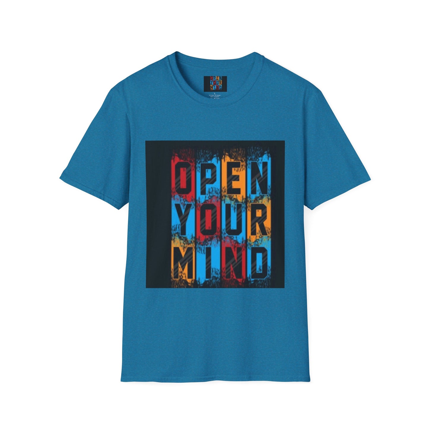 Open Your Mind Unisex Softstyle T-Shirt - Inspiring Wear for Creative Souls