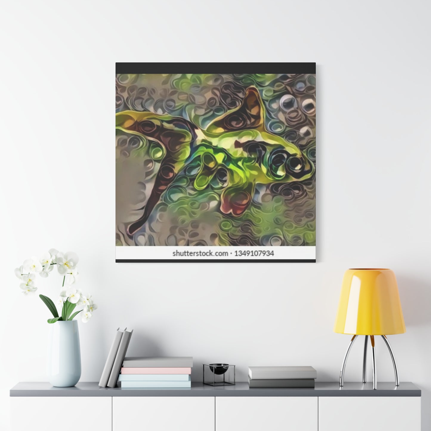 Abstract Nature Canvas Art - Stretched Matte Wall Decor