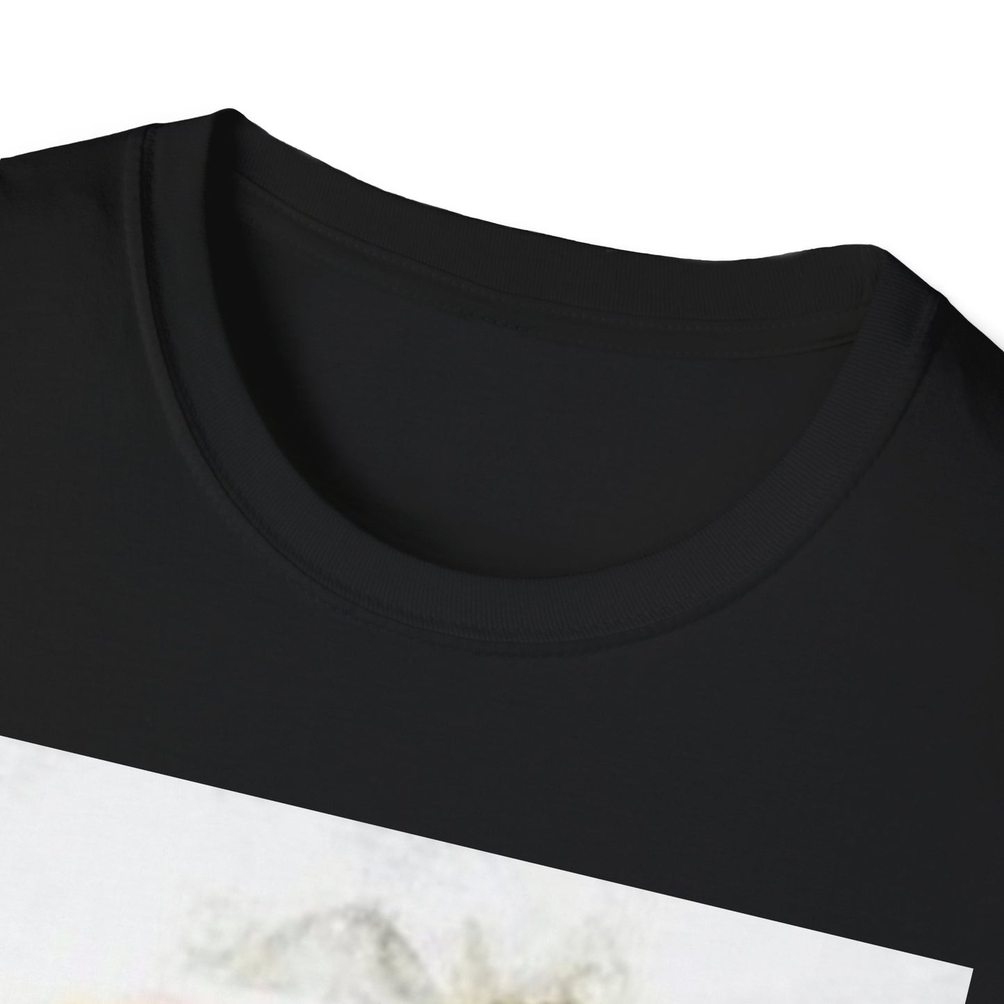 Playful Rabbit Design Unisex Softstyle T-Shirt - Perfect for Spring Celebrations