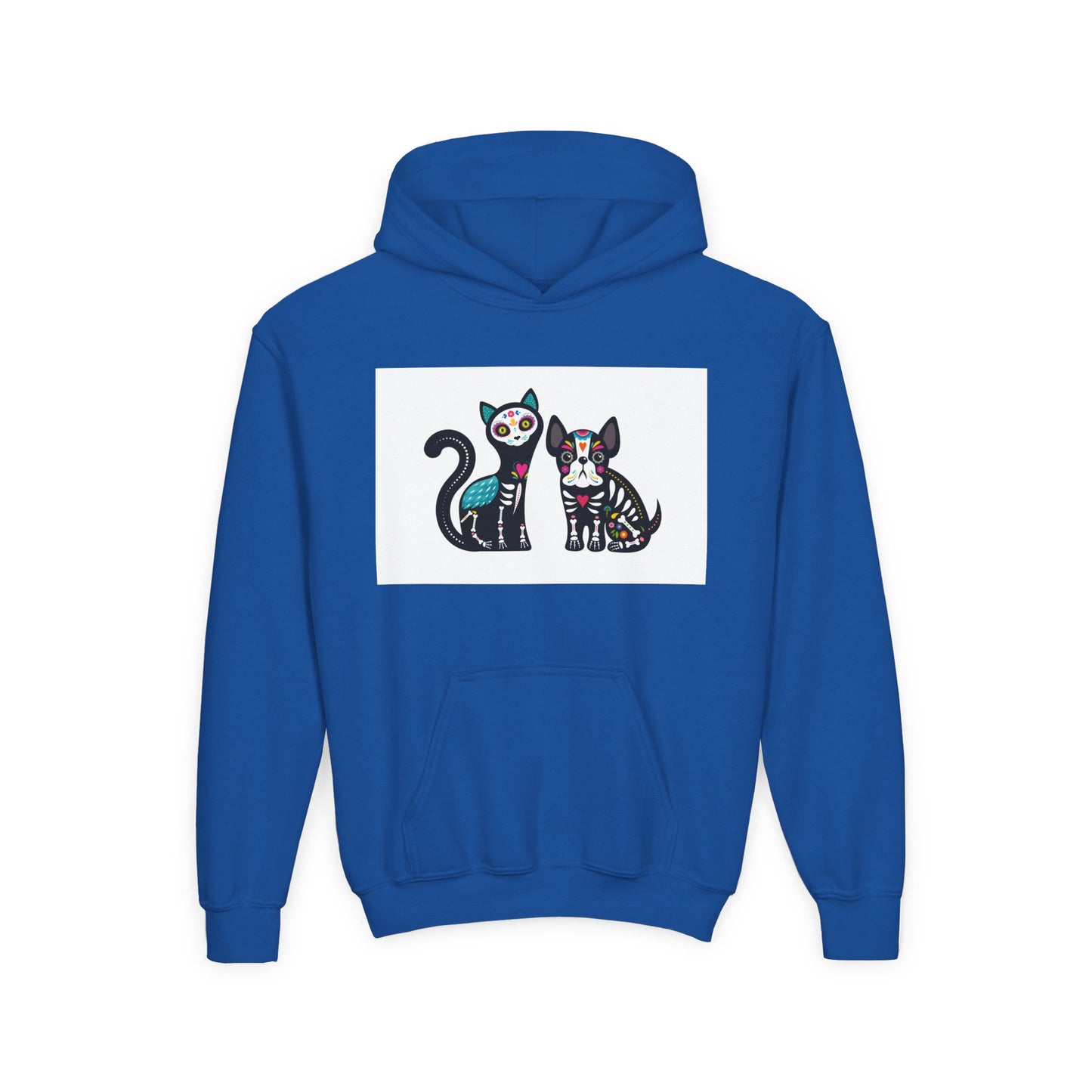 Fun Dino & Nature Youth Hoodie - Colorful Kids Sweatshirt