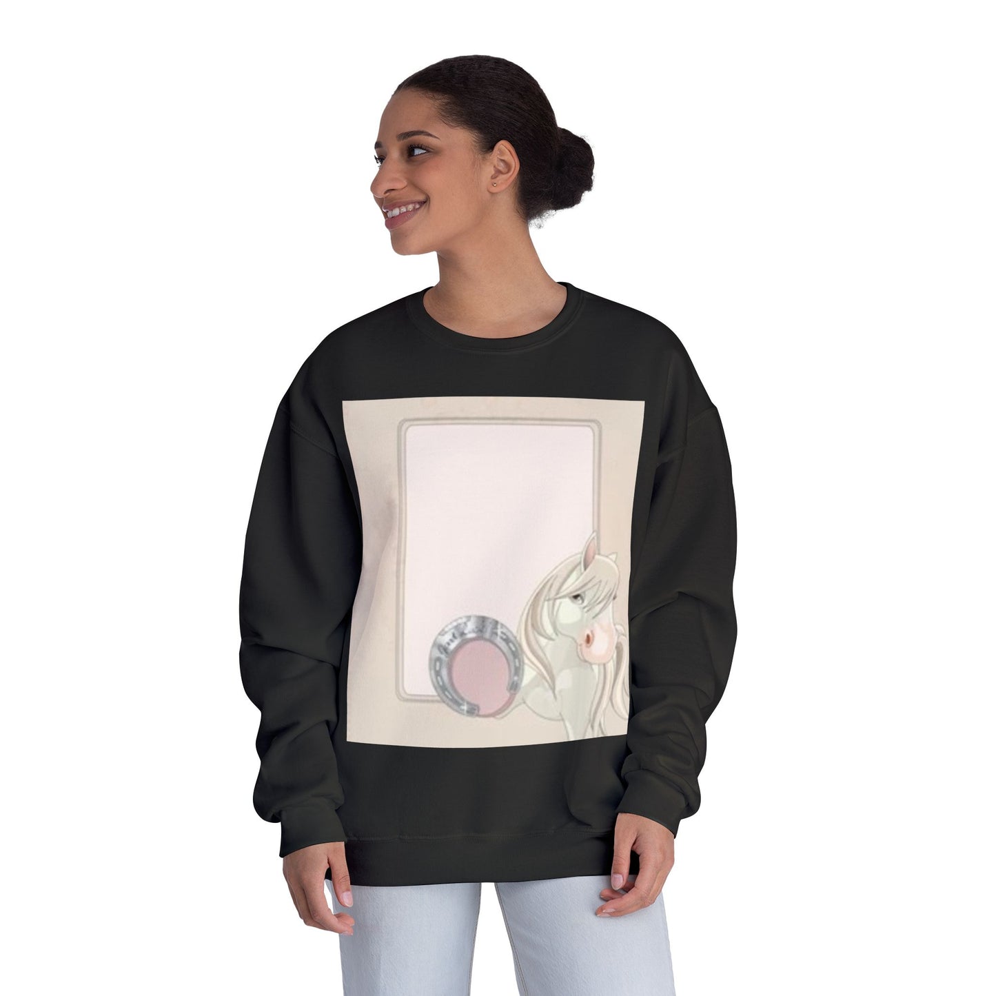 Cute Unicorn Blank Space Unisex Crewneck Sweatshirt