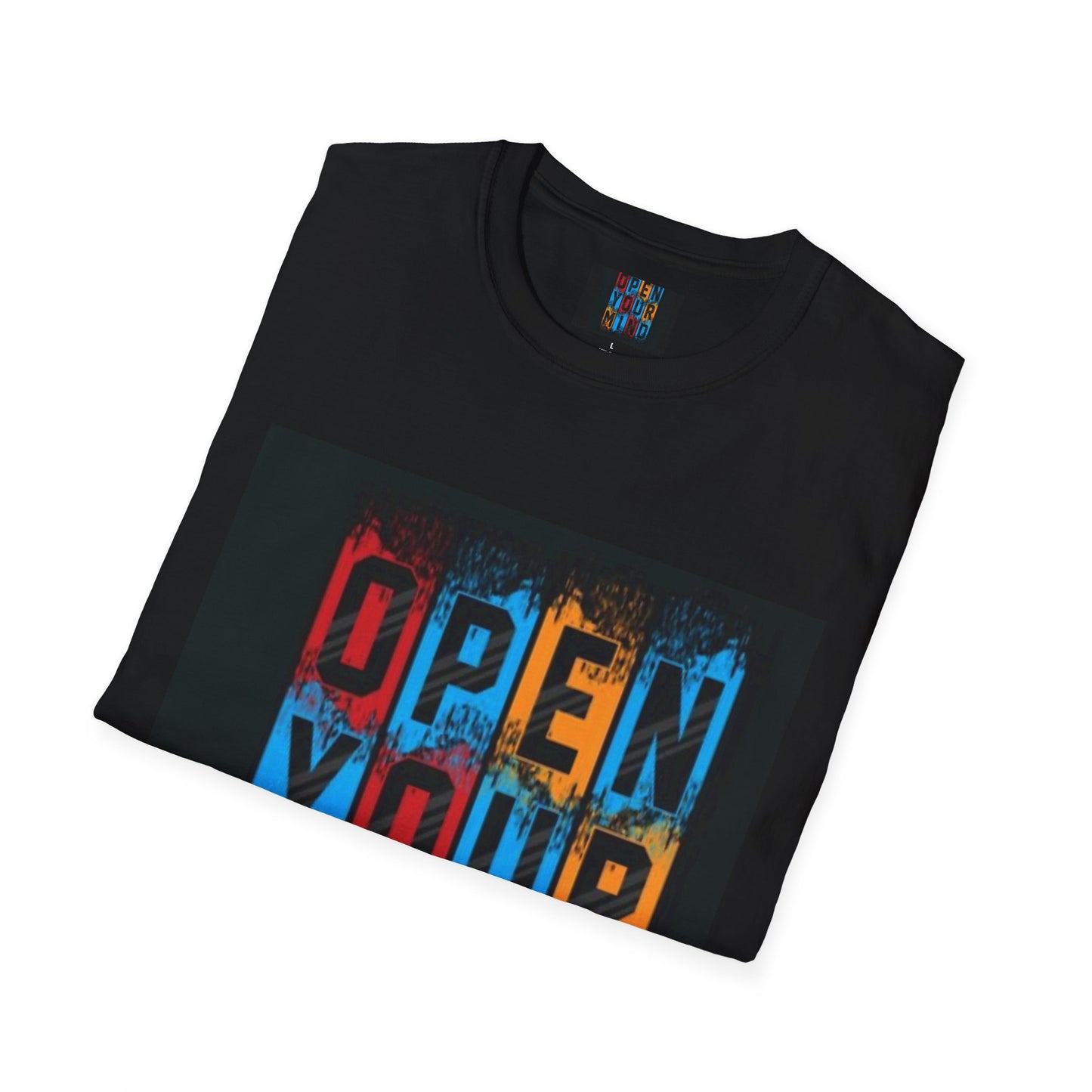 Open Your Mind Unisex Softstyle T-Shirt - Inspiring Wear for Creative Souls