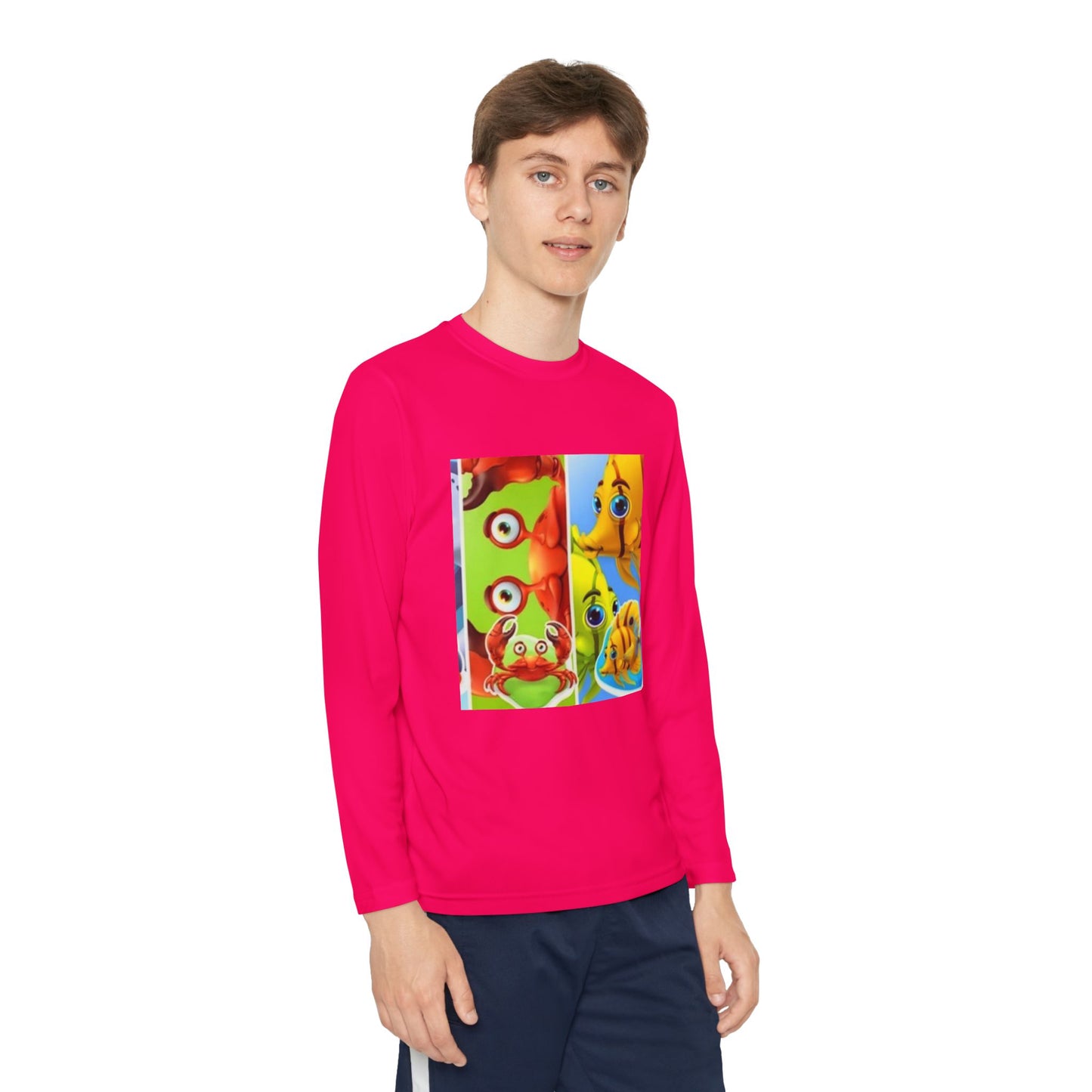 Vibrant Youth Long Sleeve Tee - Fun Animal Designs for Playful Kids