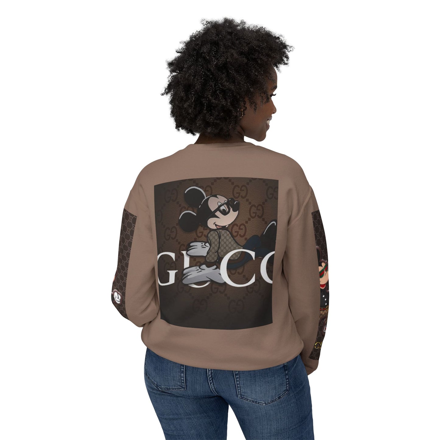 Mickey Mouse Stylish Crewneck Sweatshirt - Unisex Luxury Fashion